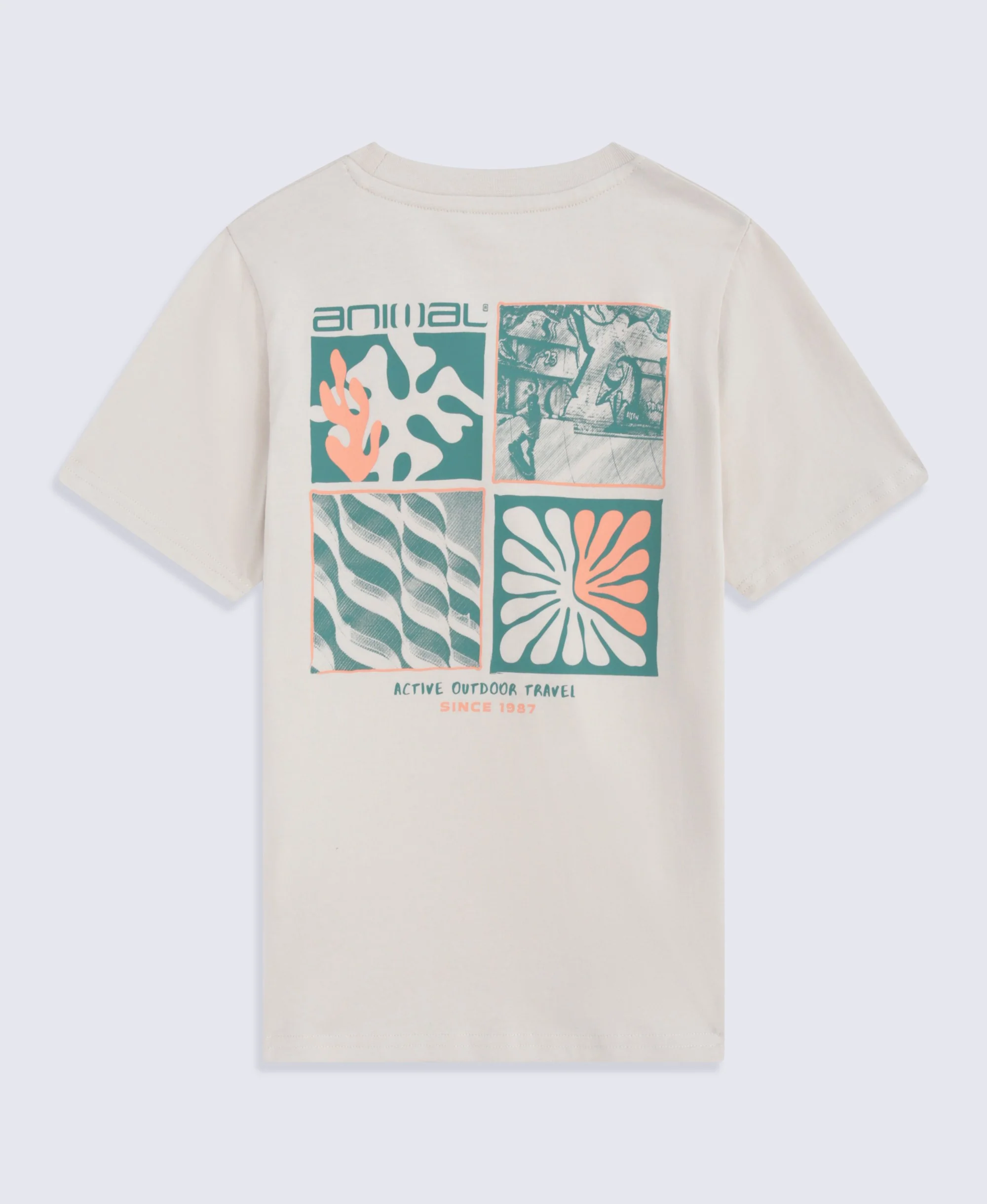 Jacob Kids Graphic T-Shirt - Off White - Image 2
