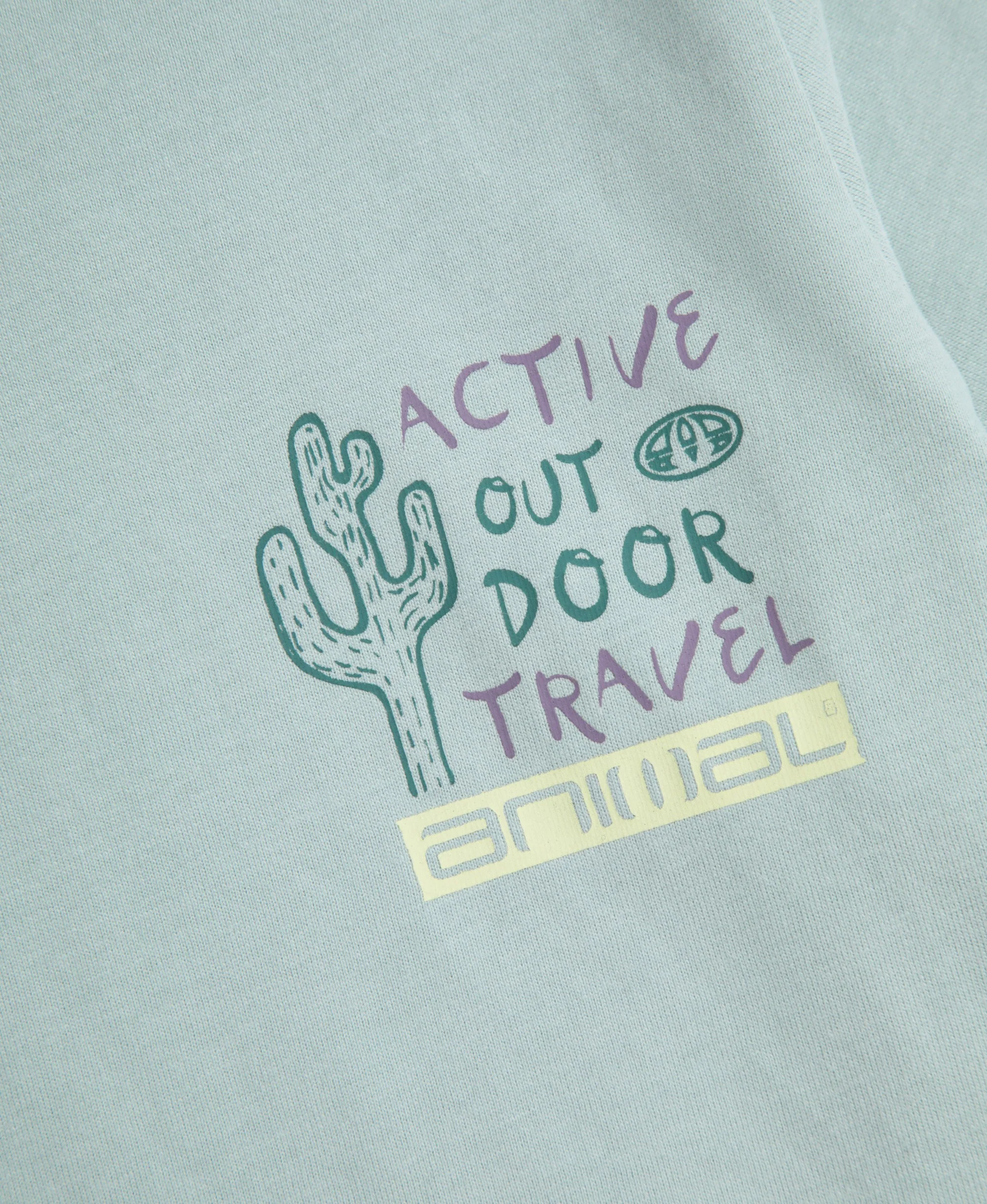 Jacob Kids Graphic T-Shirt - Pale Green - Image 5