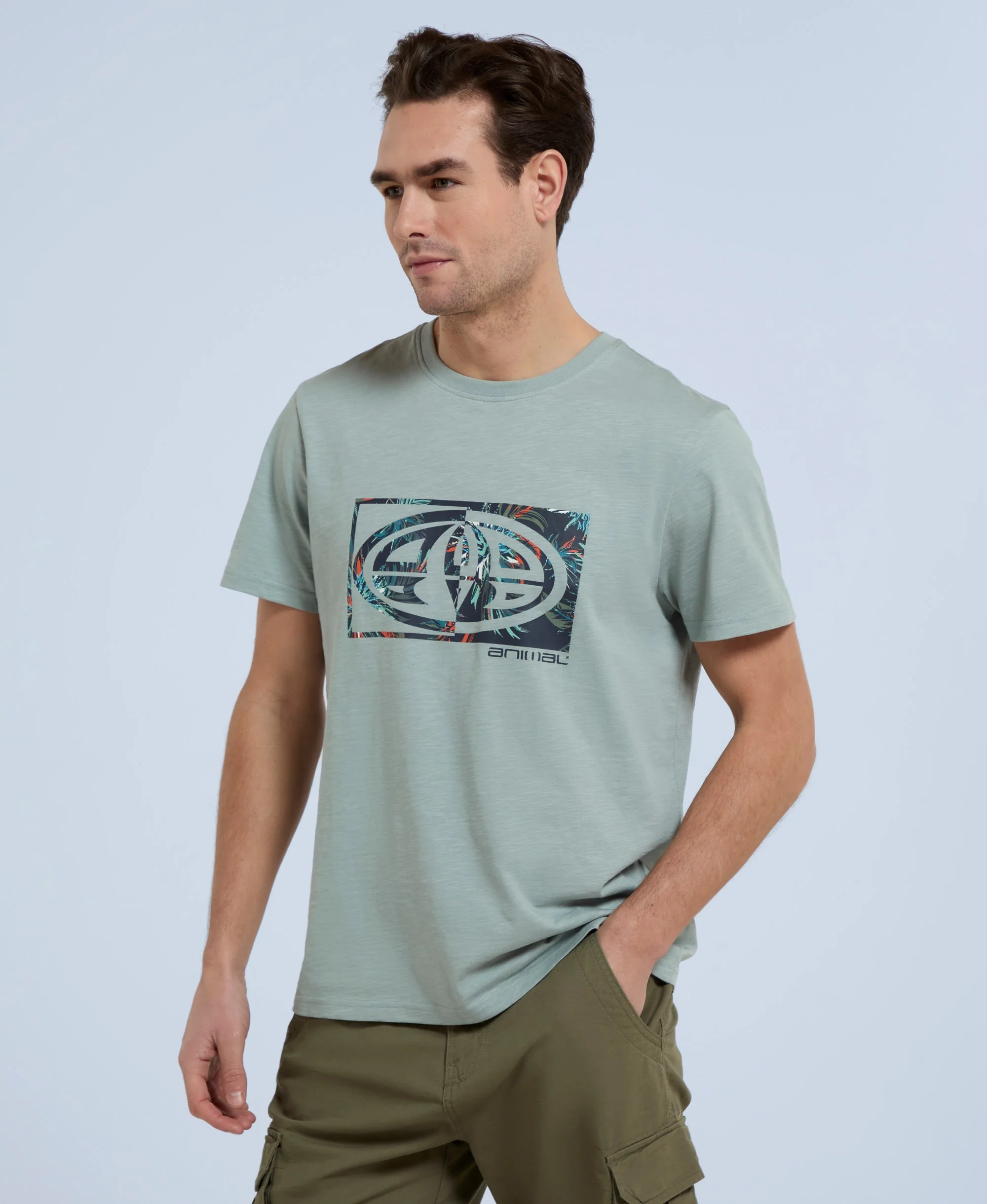 Jacob Mens Graphic T-Shirt - Corn Blue