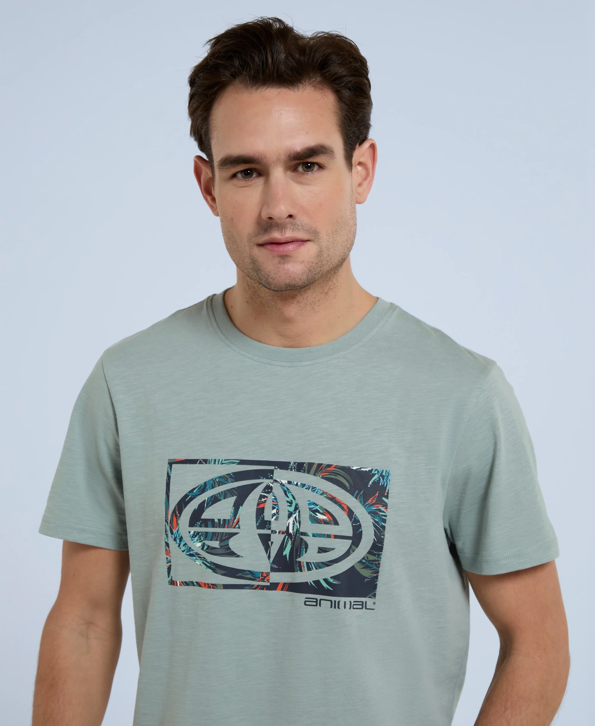 Jacob Mens Graphic T-Shirt - Corn Blue - Image 4