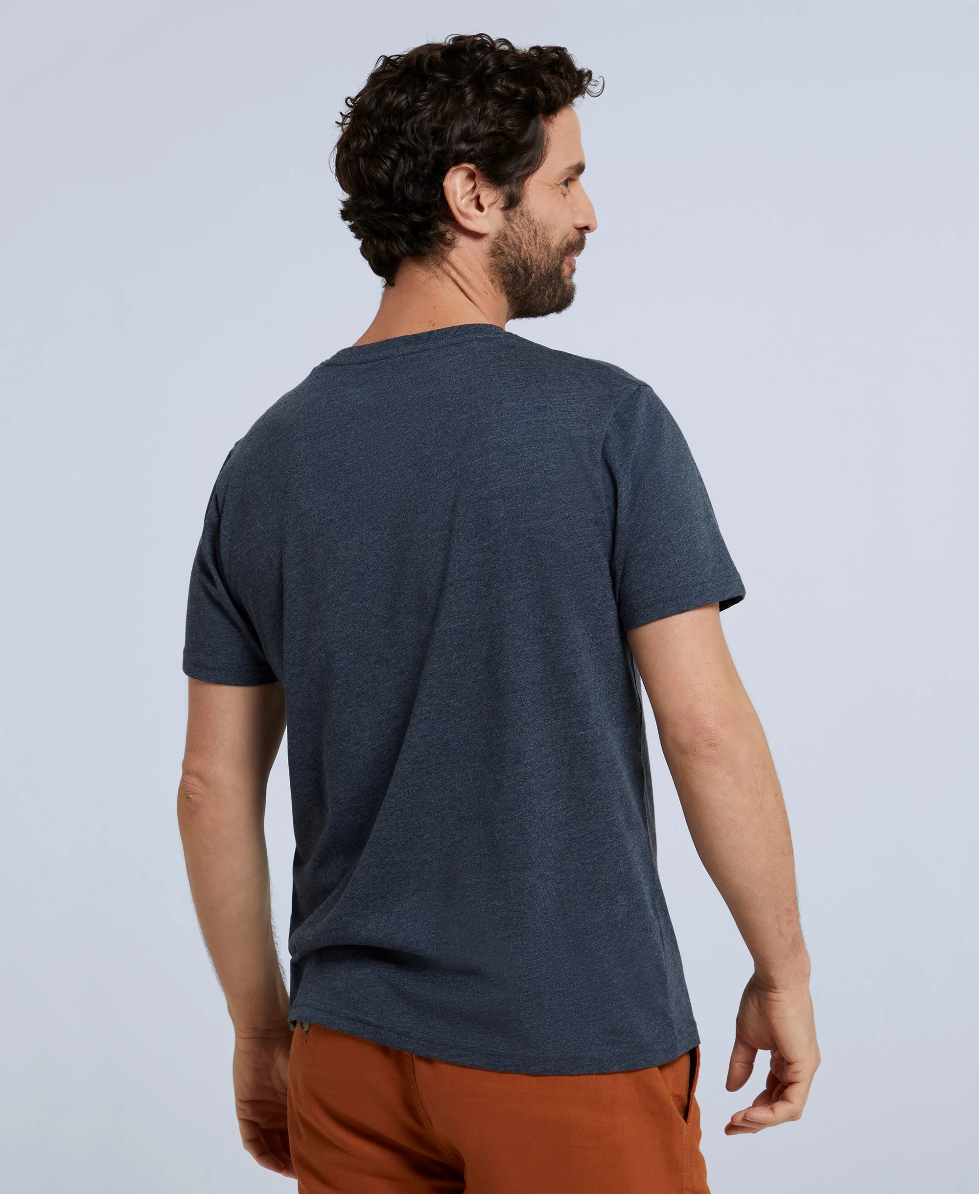 Jacob Mens T-Shirt - Navy - Image 3
