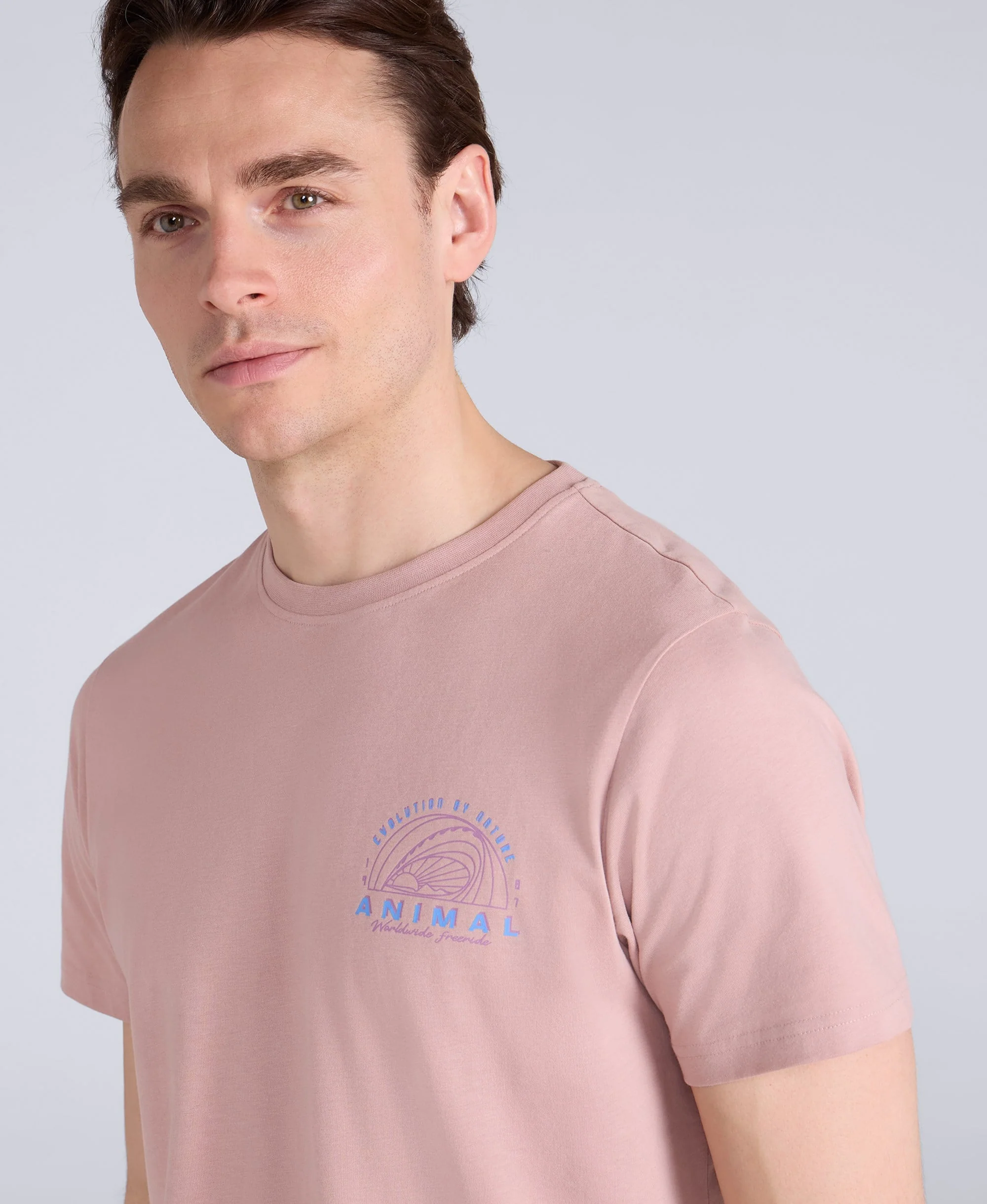 Jacob Mens T-Shirt - Pink - Image 3