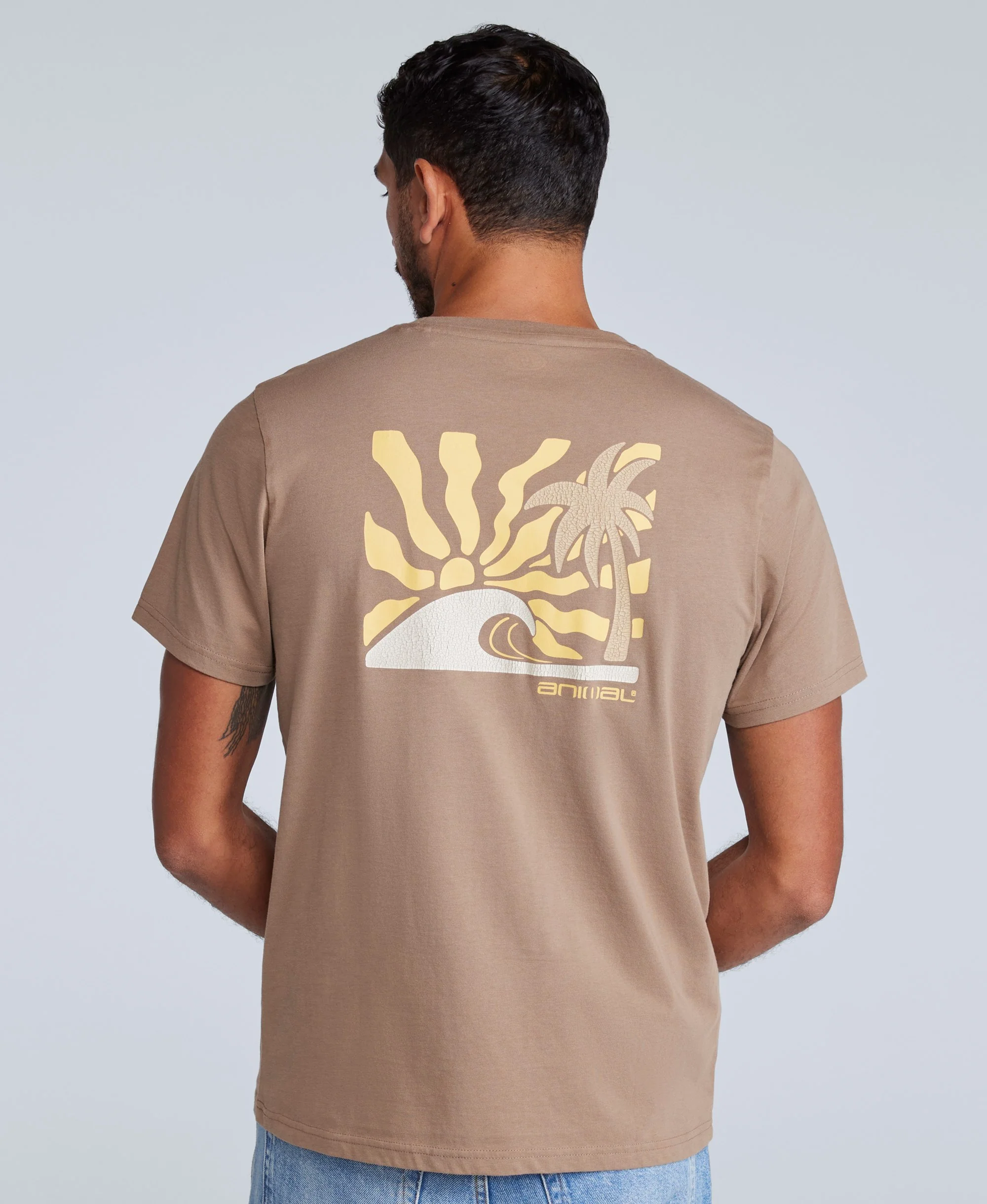 Jacob Mens T-Shirt - Tan - Image 3