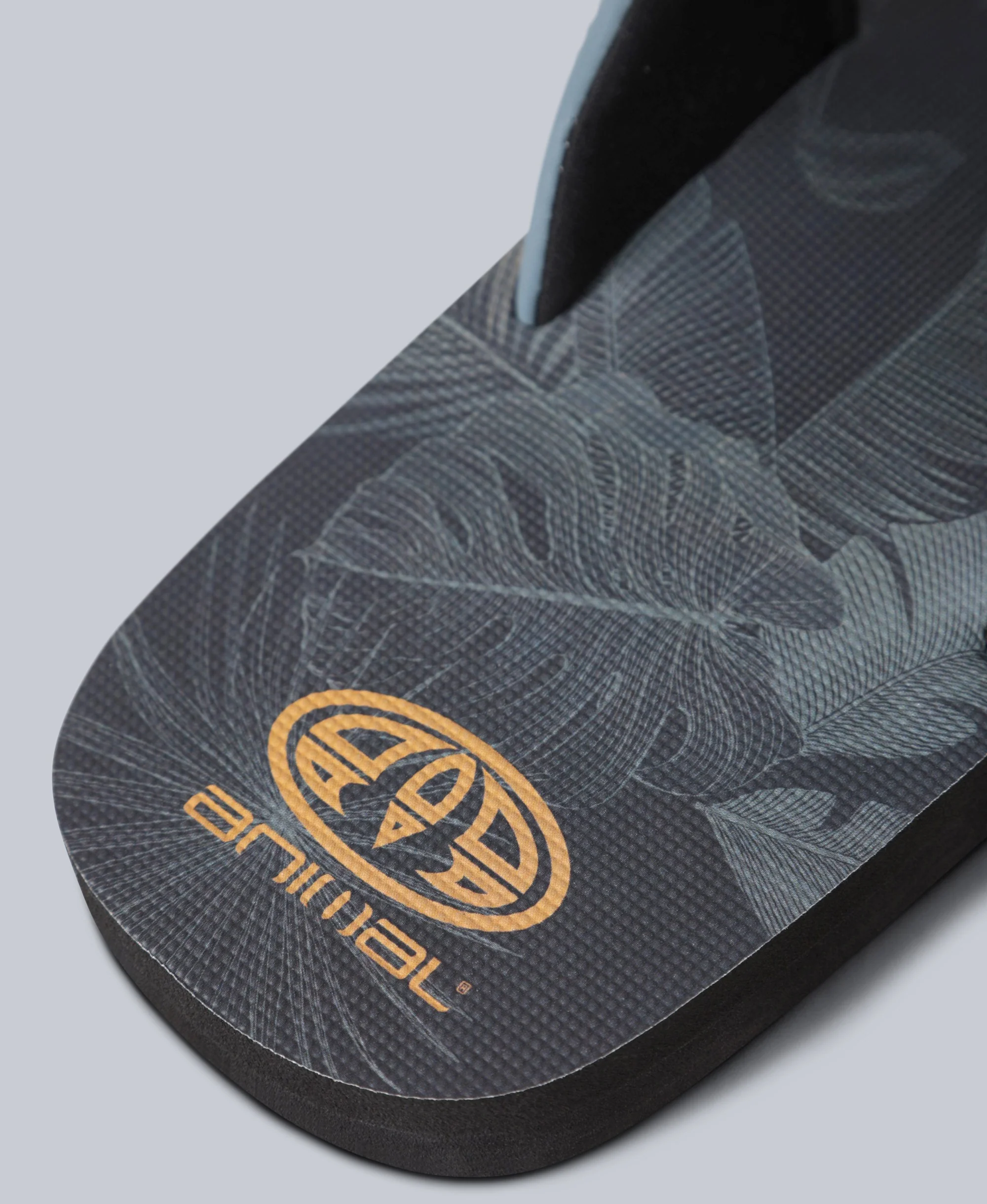 Jekyl Mens Flip-Flops - Dark Khaki - Image 5