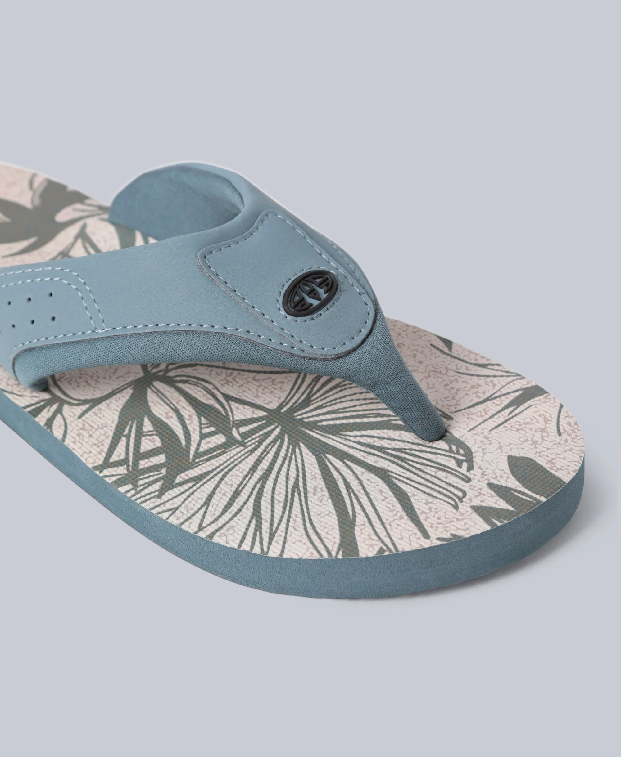 Jekyl Mens Flip-Flops - Pale Green - Image 4