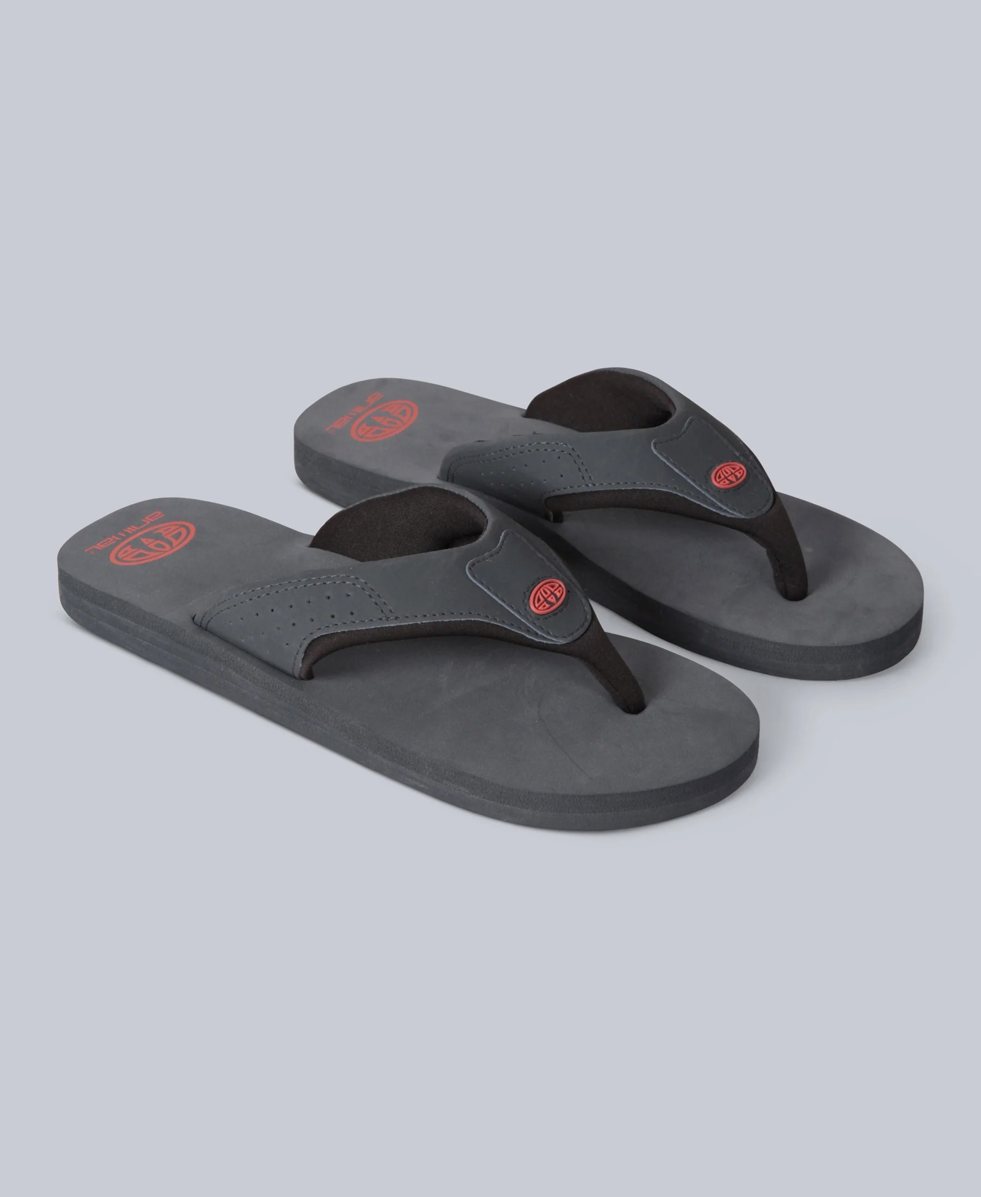 Jekyl Mens Flip-Flops - Asphalt - Image 6