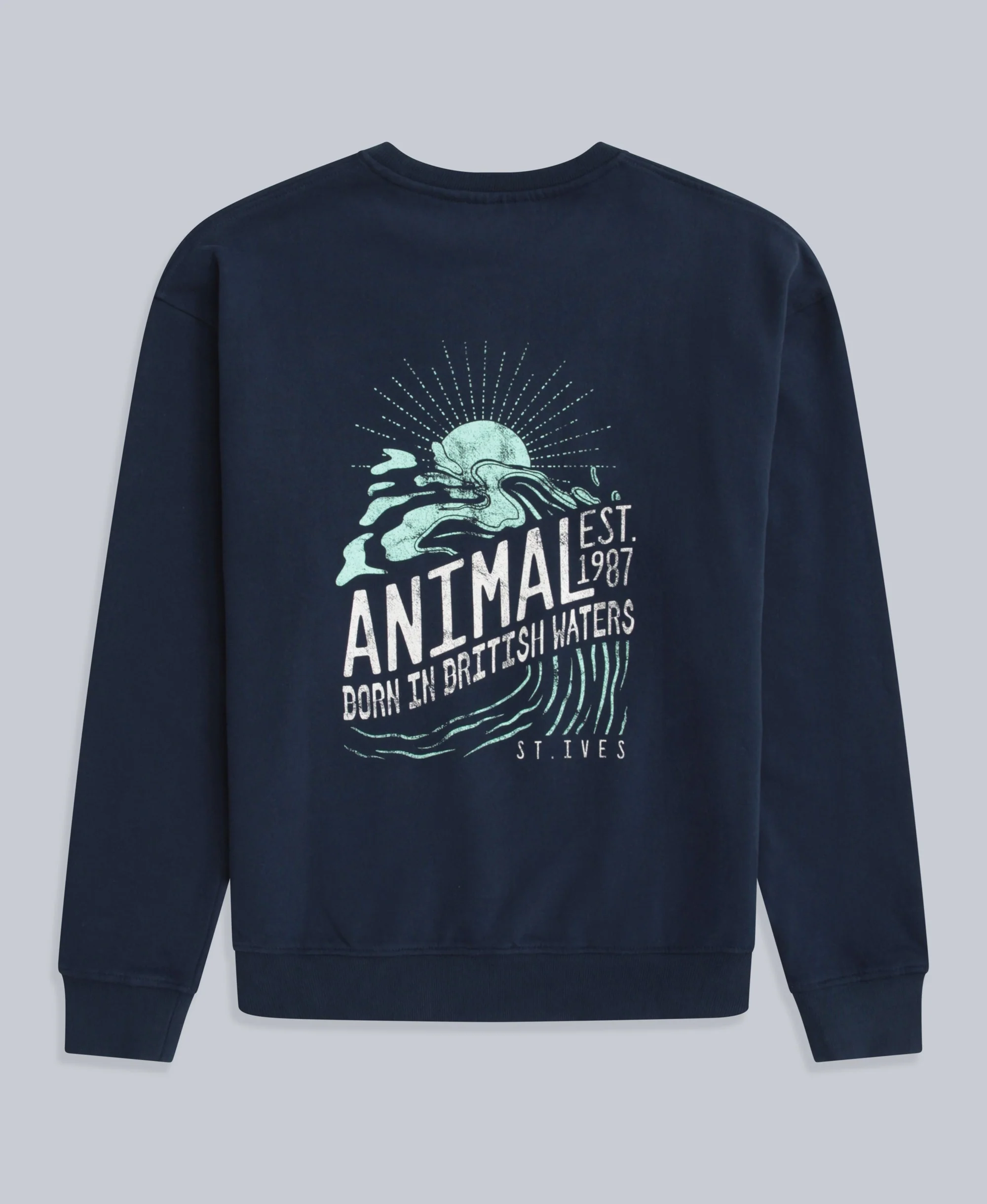 Jonah Mens St Ives Sweatshirt - Navy - Image 2