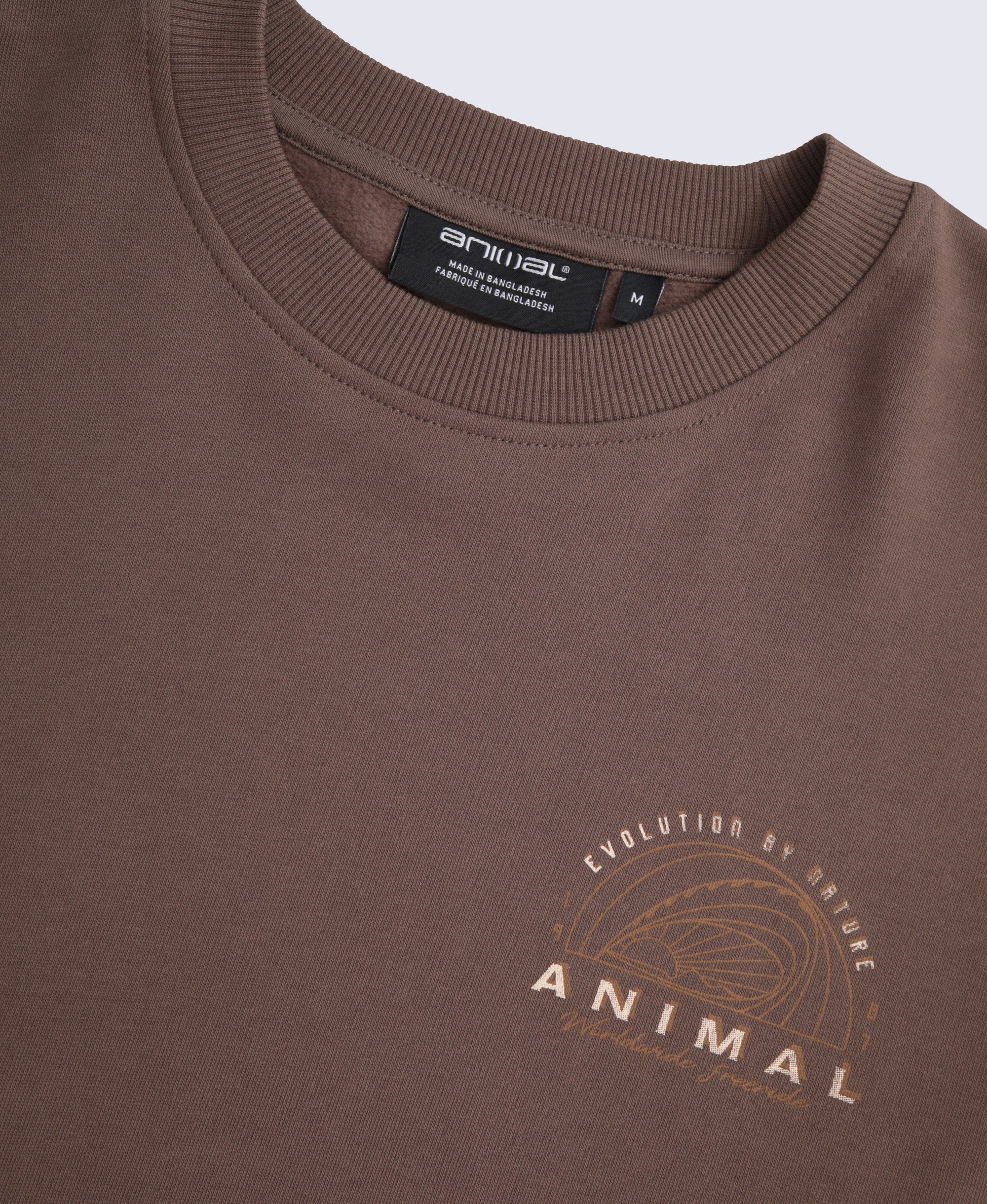 Jonah Mens Sweatshirt - Brown - Image 3
