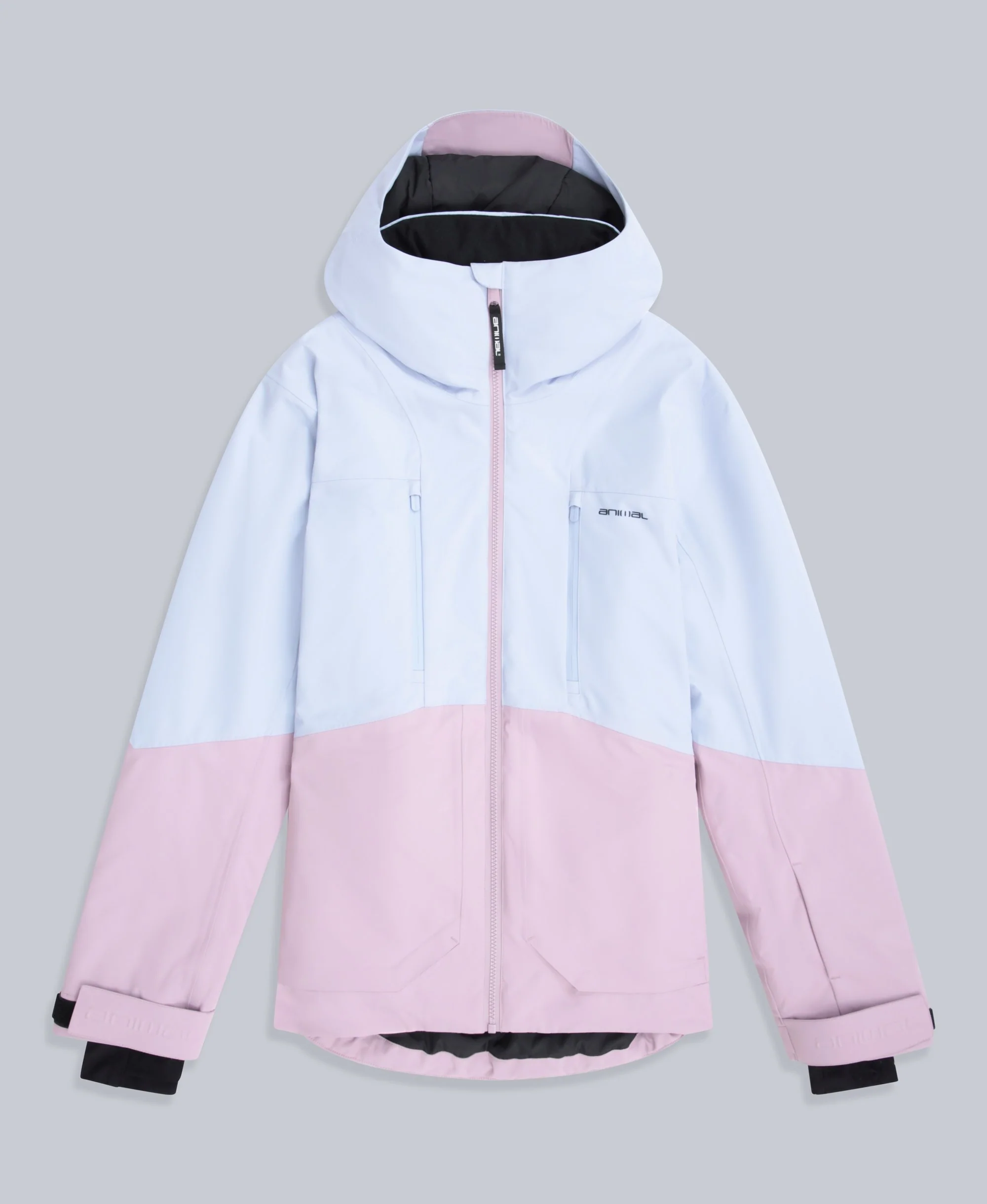 Juniper Womens Panelled Ski Jacket - Pale Blue - Image 6