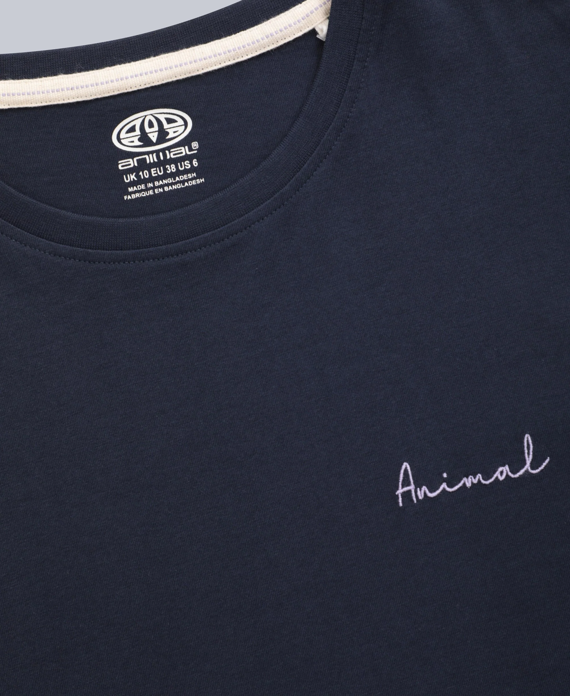 Leena Womens Boxy T-Shirt - Navy - Image 8
