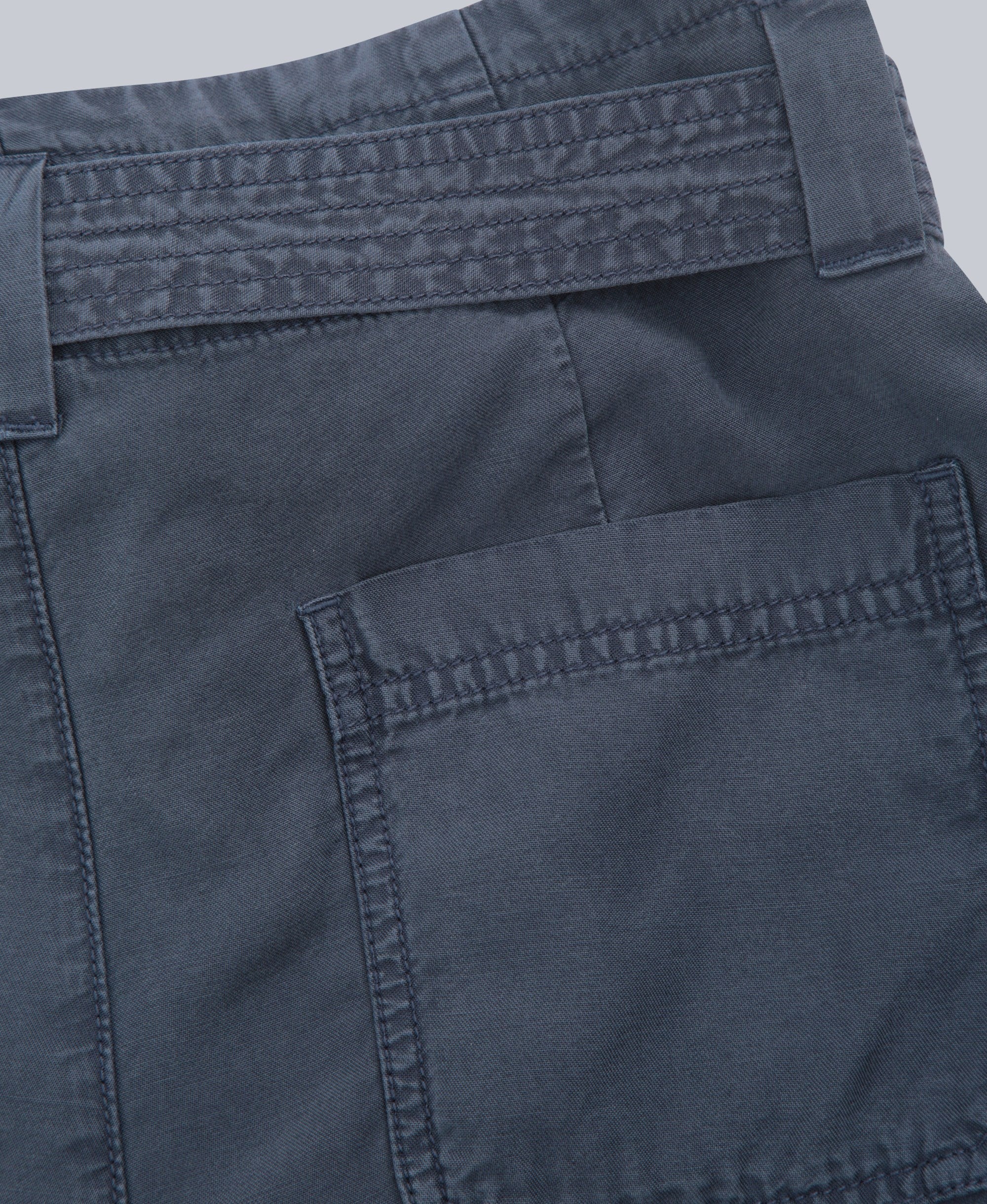 Loren Womens Paper Bag Shorts - Navy - Image 8