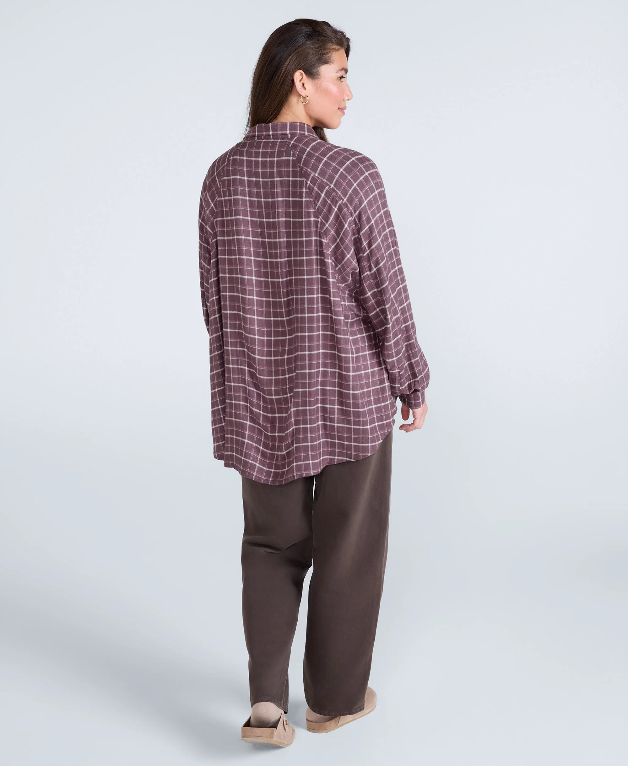 Lottie Womens Supersoft Relaxed Shirt - Red - Image 5