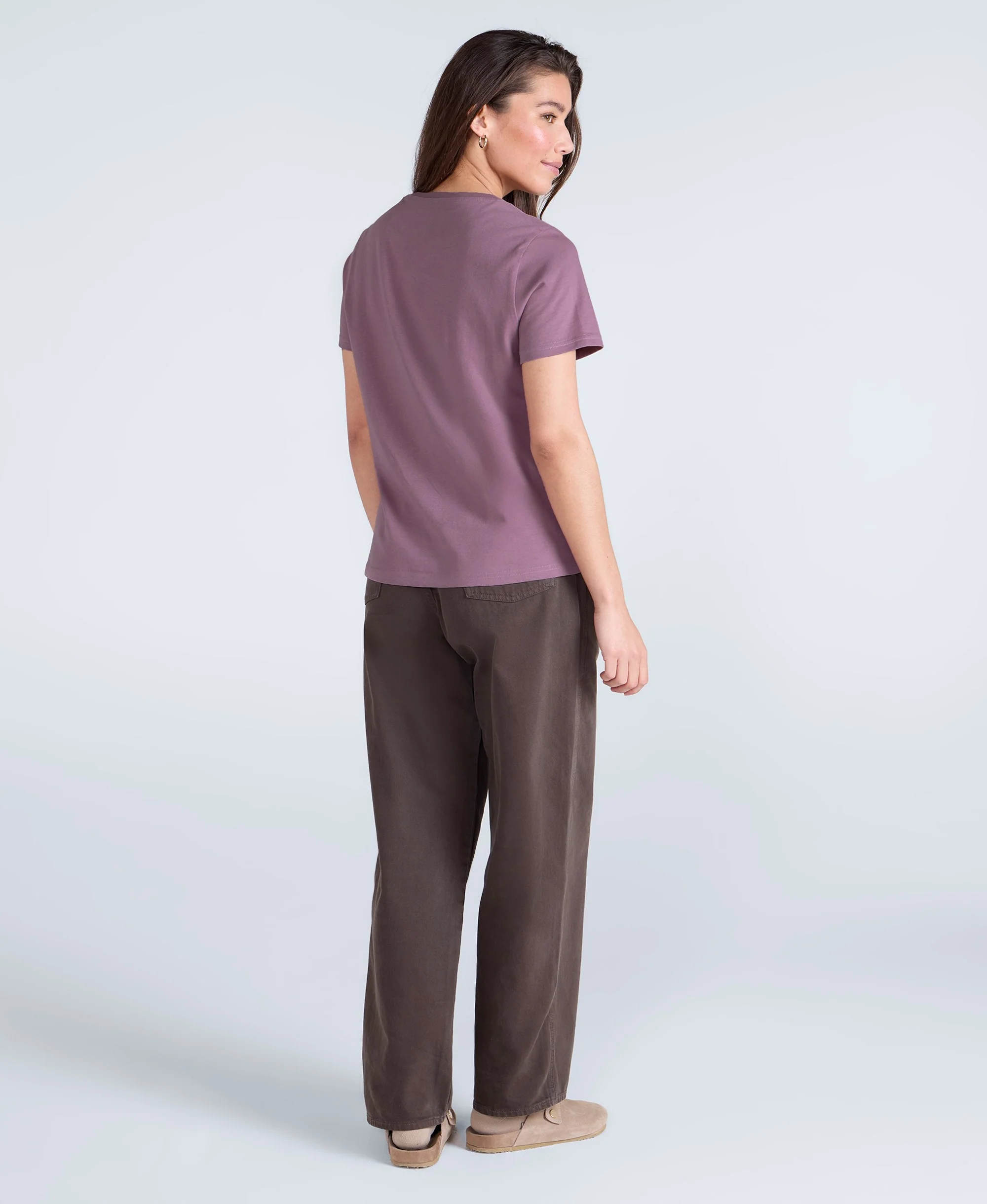 Marina Womens Logo T-Shirt - Purple - Image 4