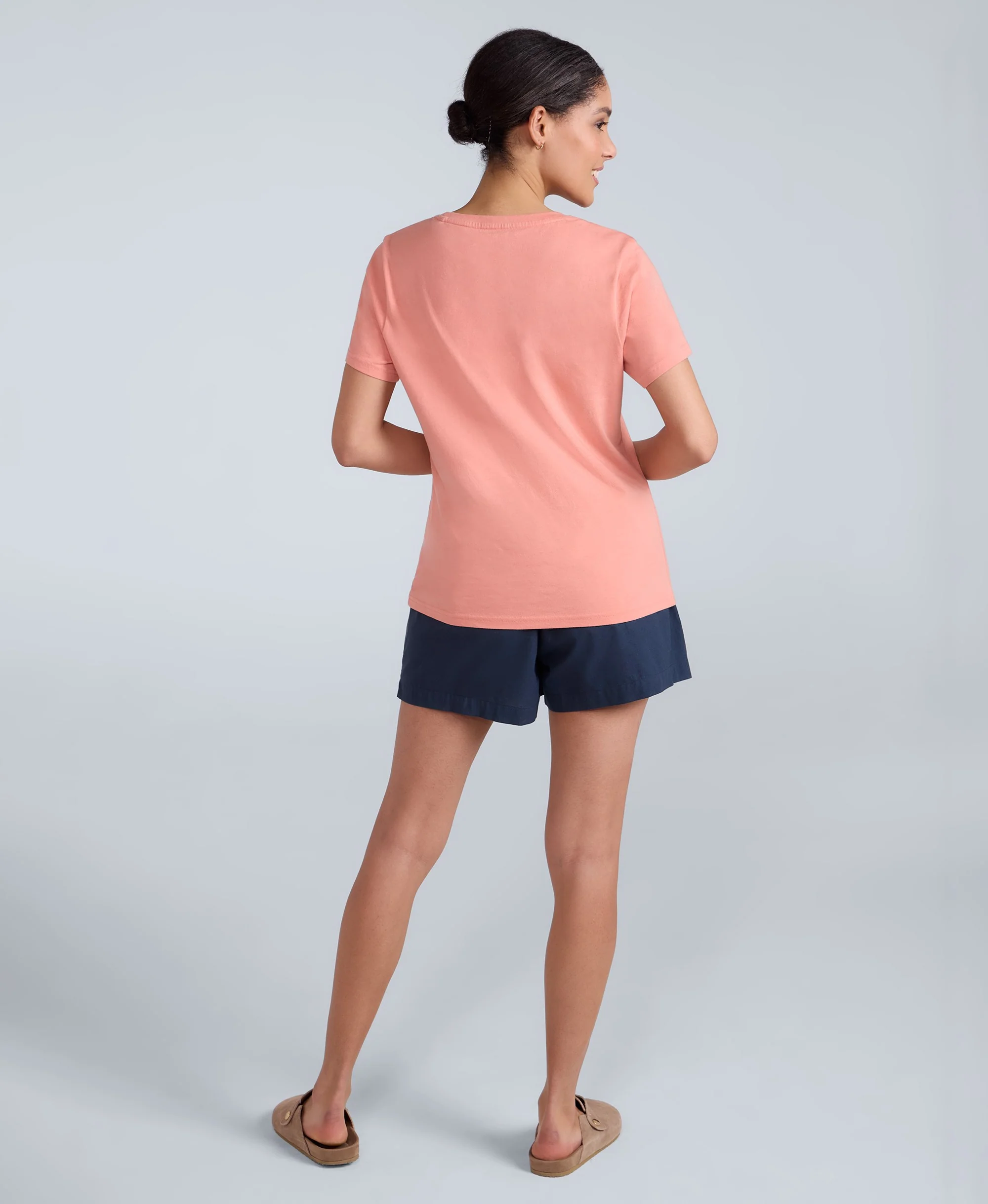 Marina Womens Logo T-Shirt - Pink - Image 3