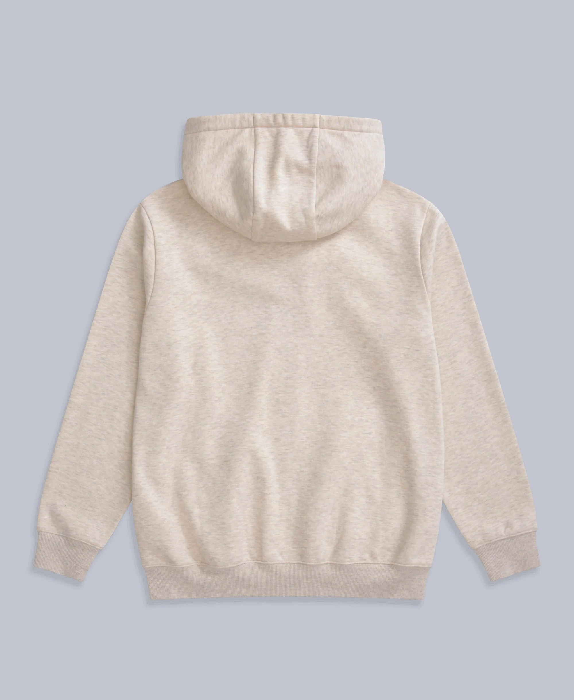 Maya Womens Full-Zip Hoodie - Light Beige - Image 5