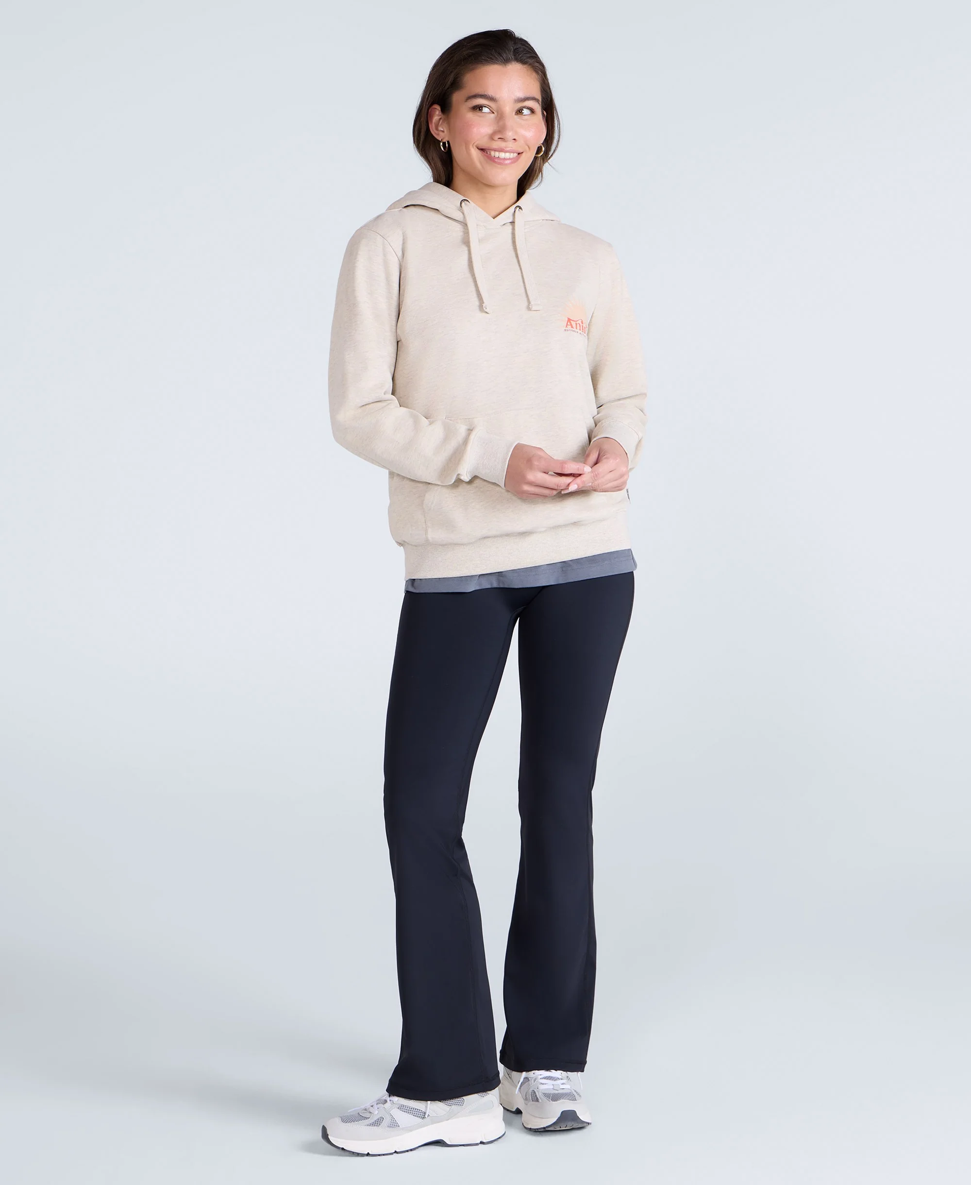 Maya Womens Hoodie - Cream - Image 3