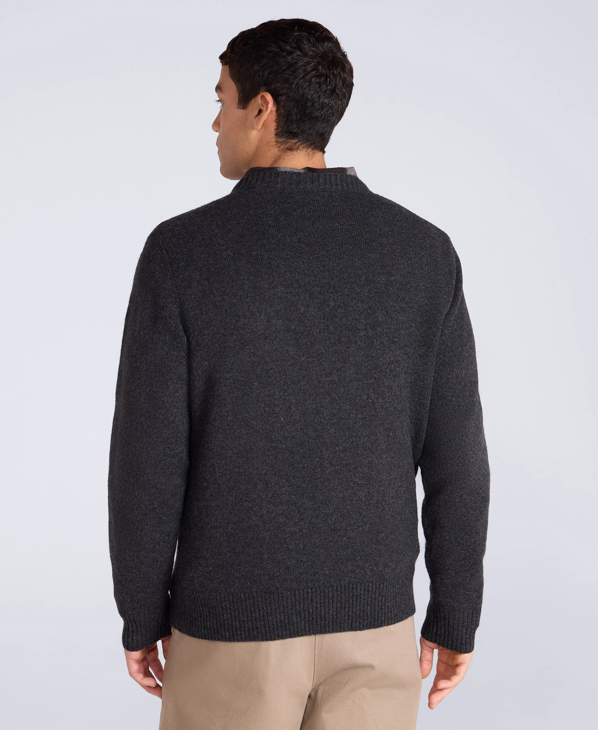Mens Cosy Jumper - Charcoal - Image 4