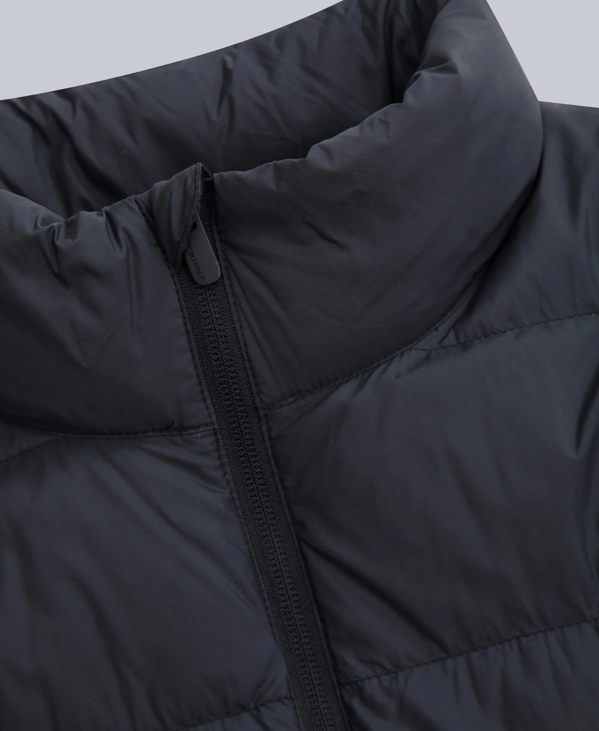 Mens Lightweight Down Packable Jacket - Black - Image 7
