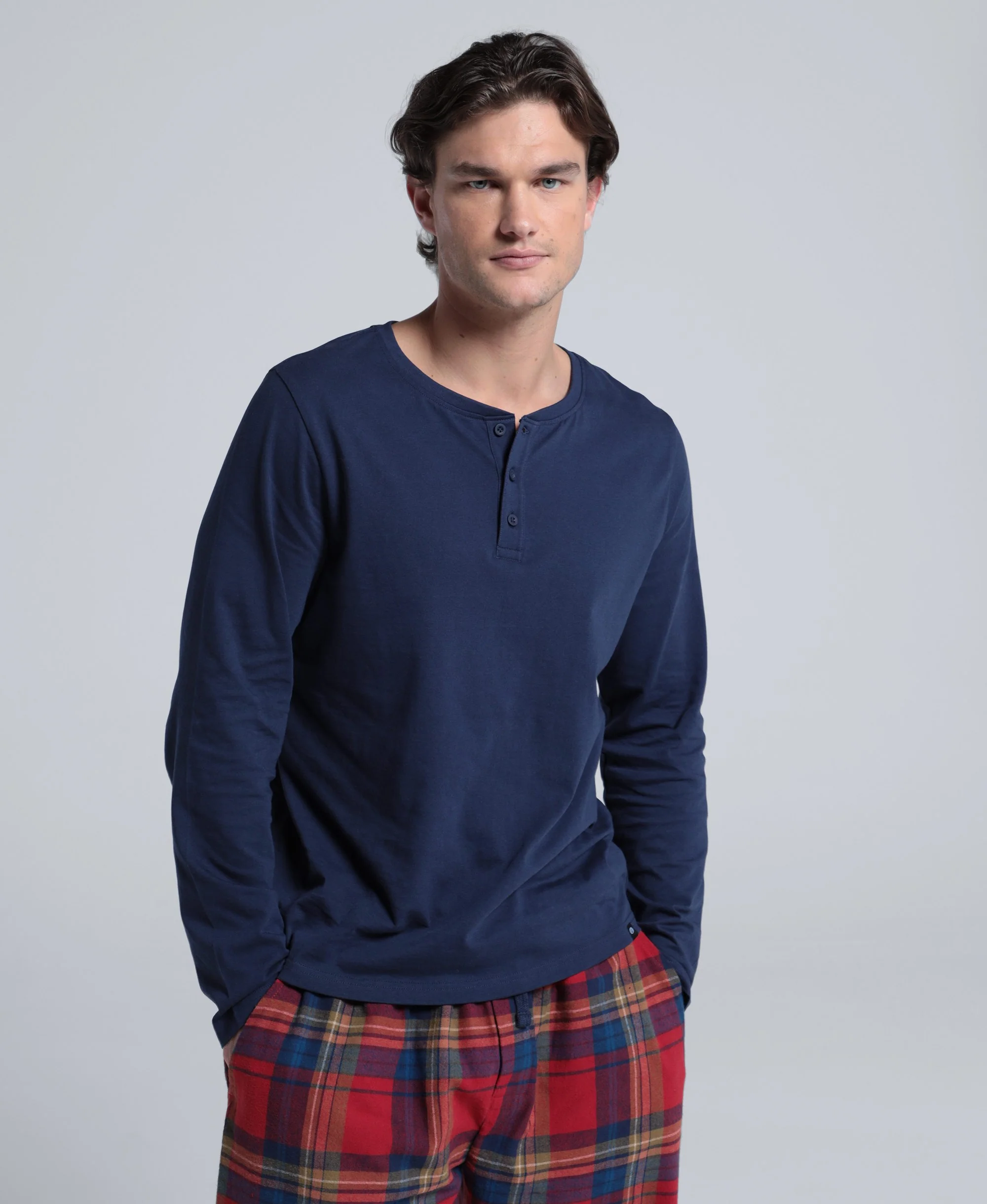 Mens Pyjama Set - Red - Image 7