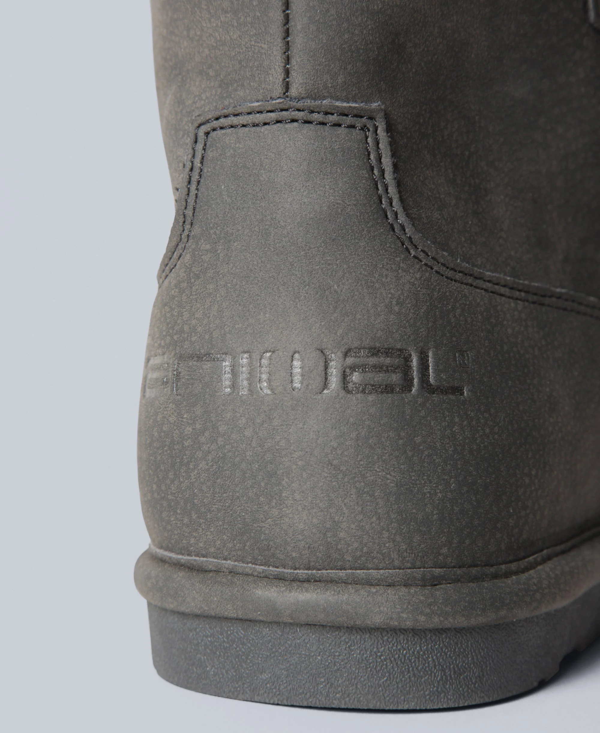 Mens Slipper Boots - Grey - Image 4