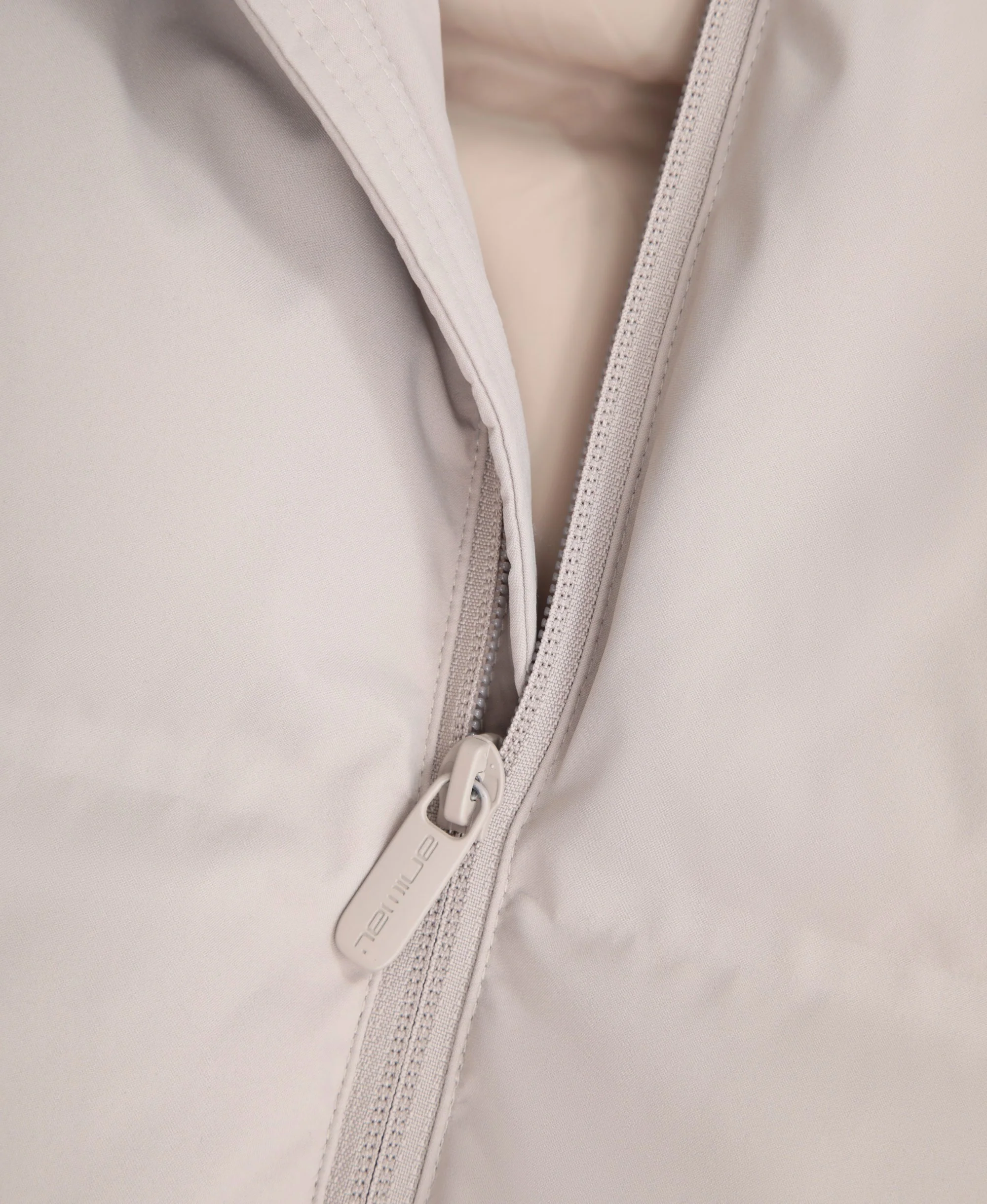 Mens Tech Down Heat Sealed Jacket - Beige - Image 9