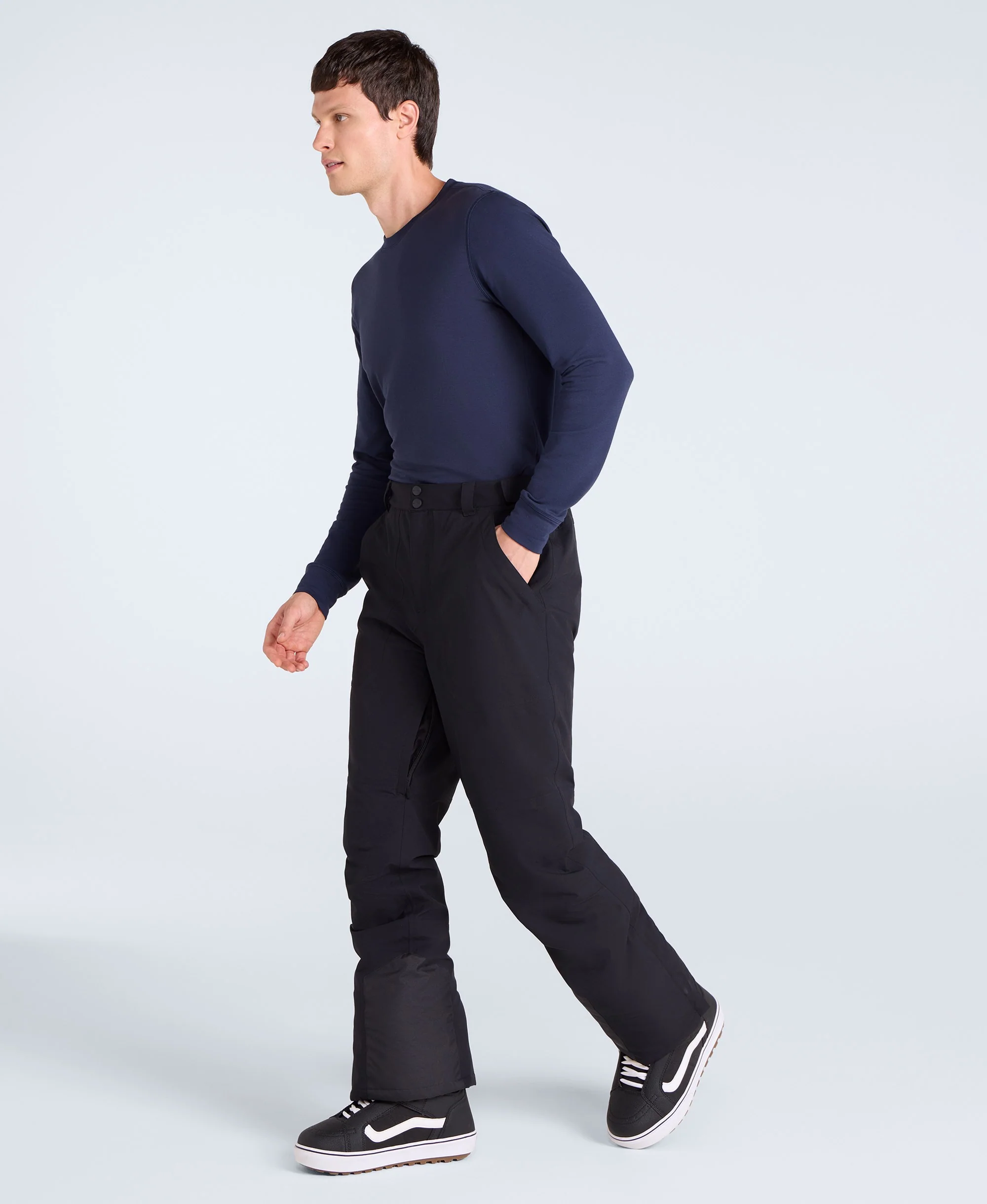 Morzine Mens Waterproof Ski Pants - Black - Image 4