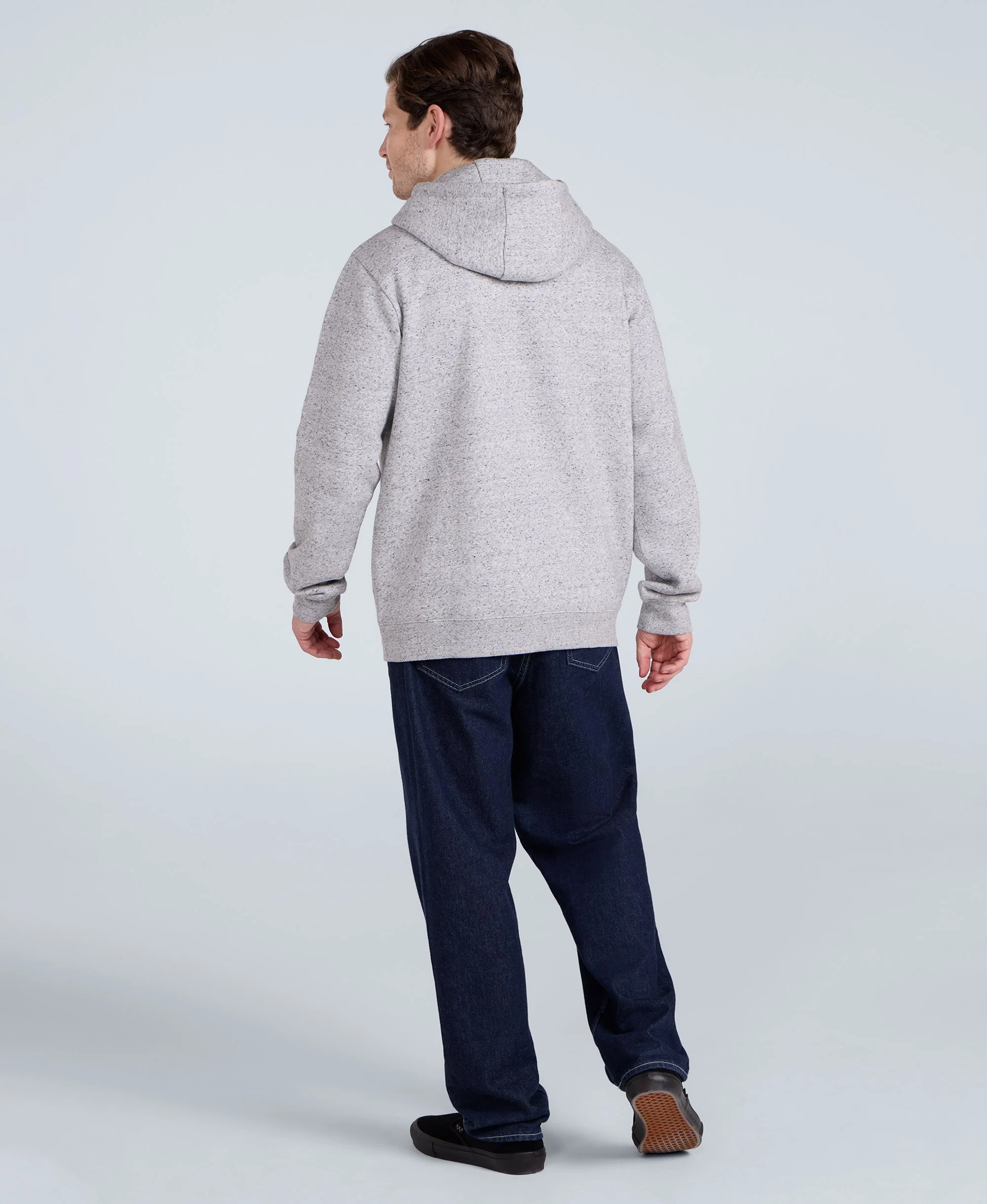 Nick Mens Heavyweight Hoodie - Grey - Image 5