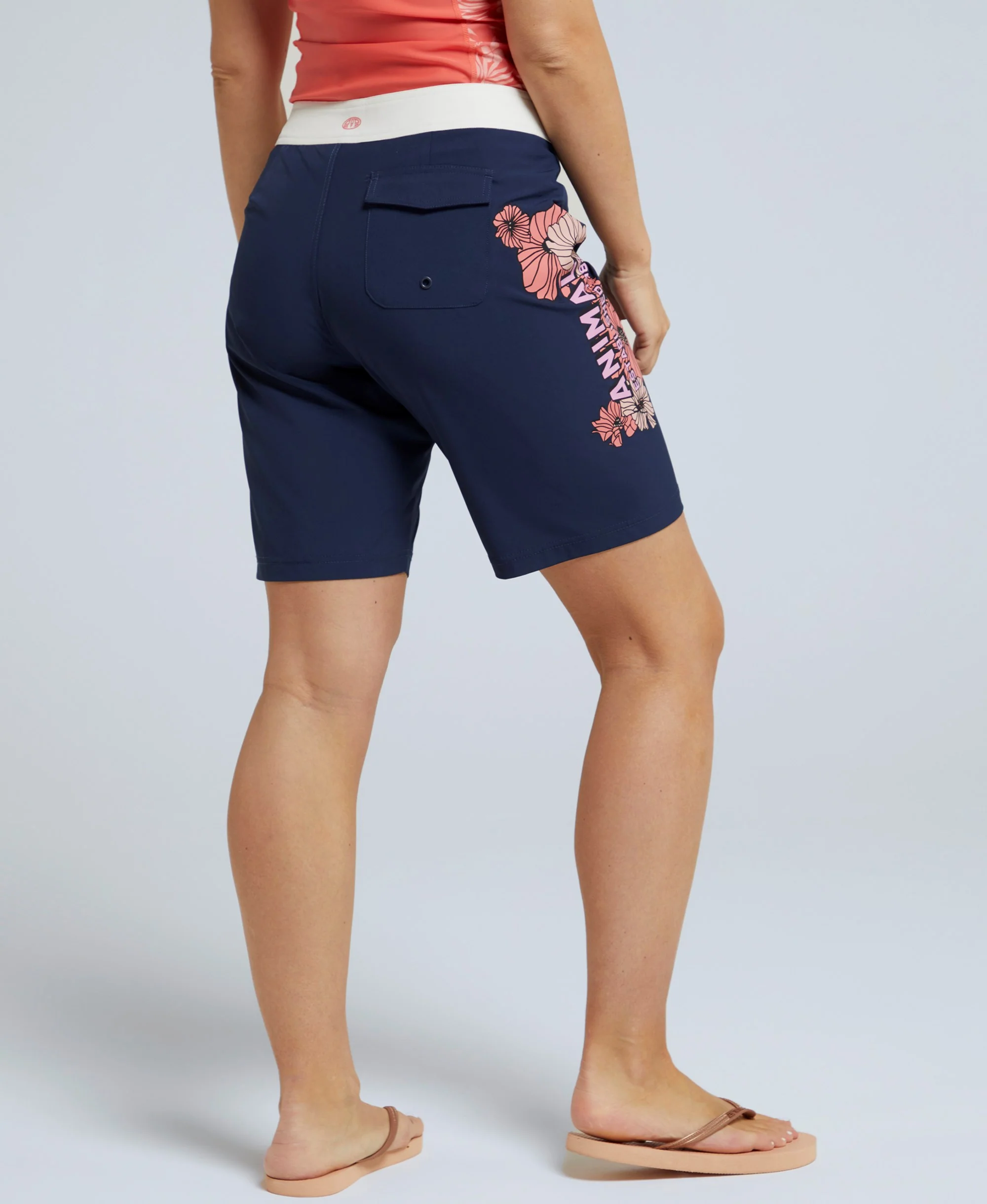 Nora Womens Classic Boardshorts - Navy - Image 8