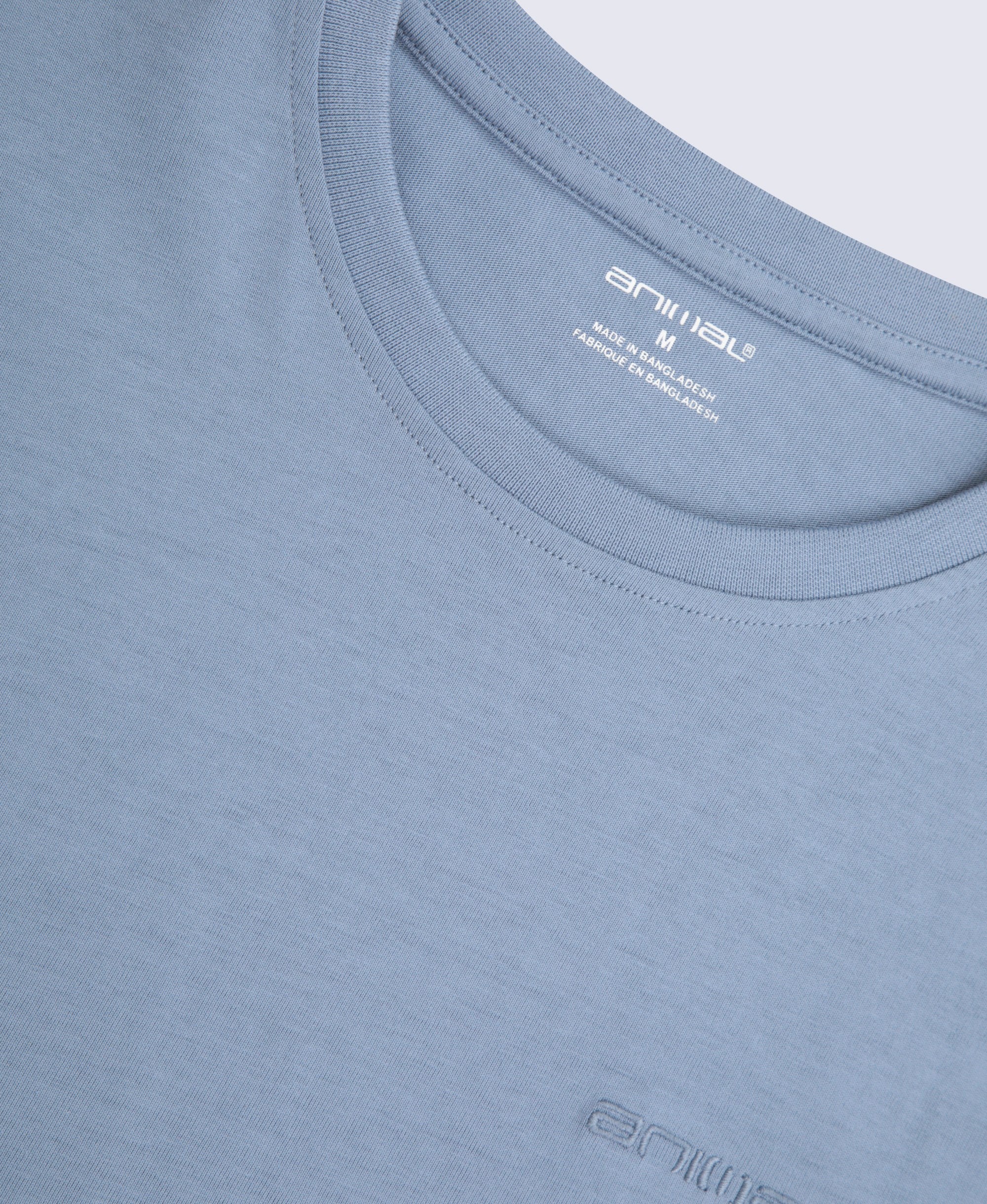 Otis Mens Long Sleeve T-Shirt - Blue - Image 3