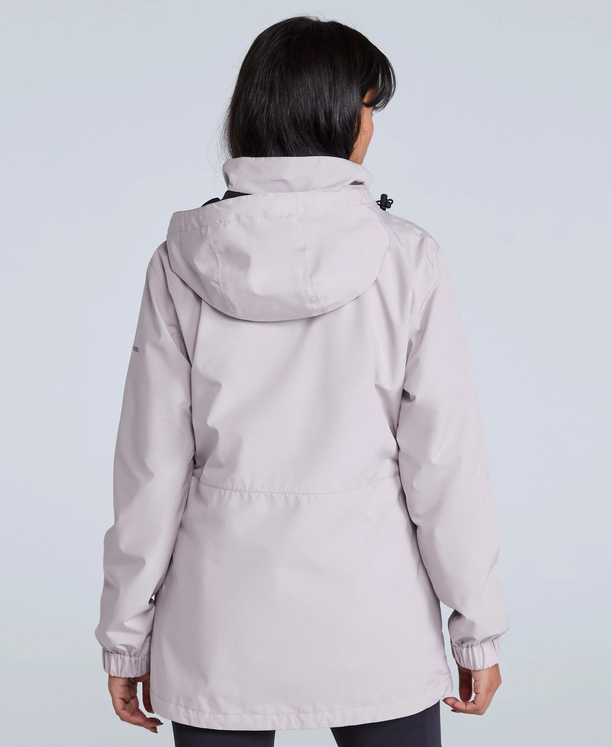 Pace Womens Waterproof Packable Jacket - Light Beige - Image 3