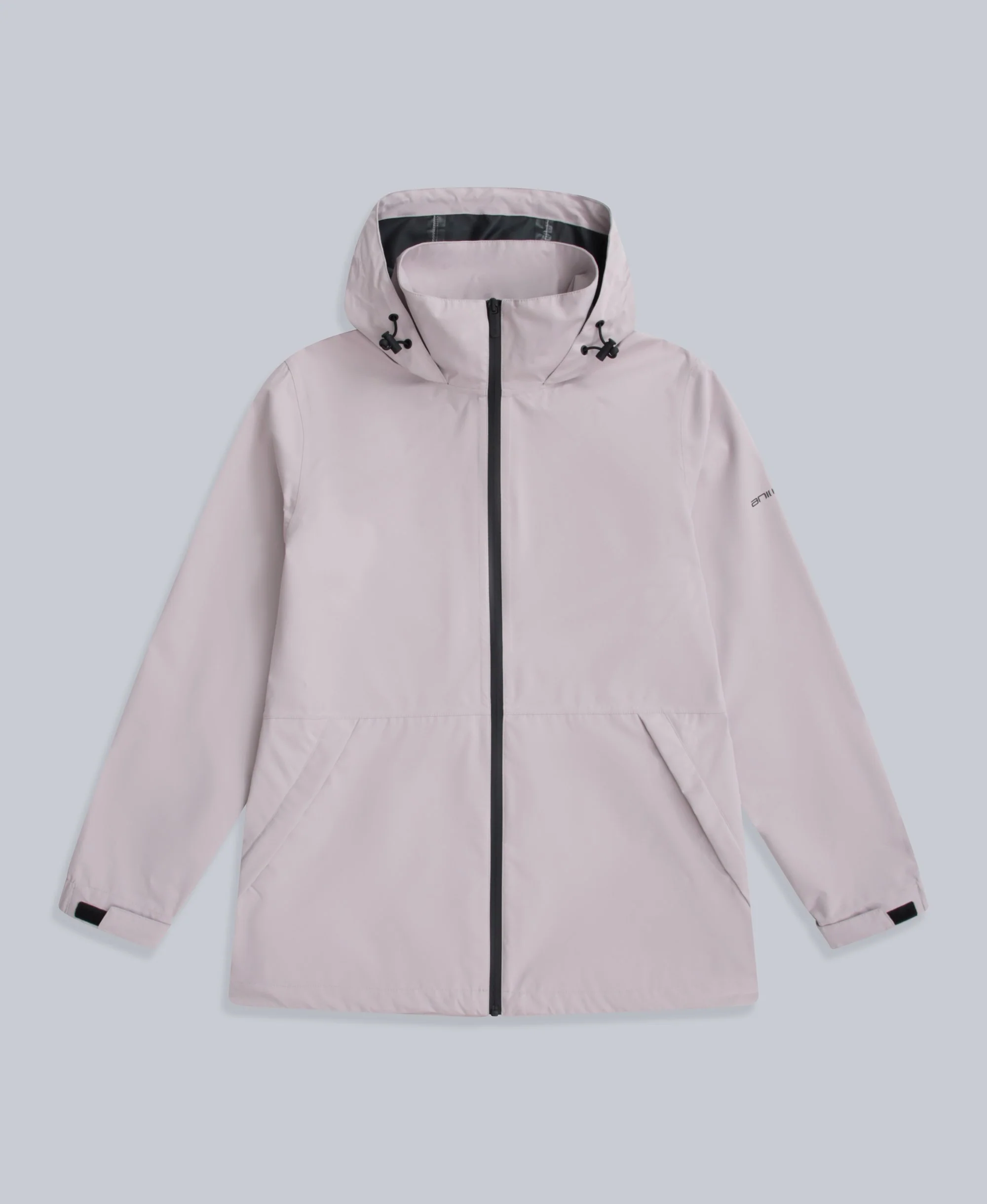 Pace Womens Waterproof Packable Jacket - Light Beige - Image 5