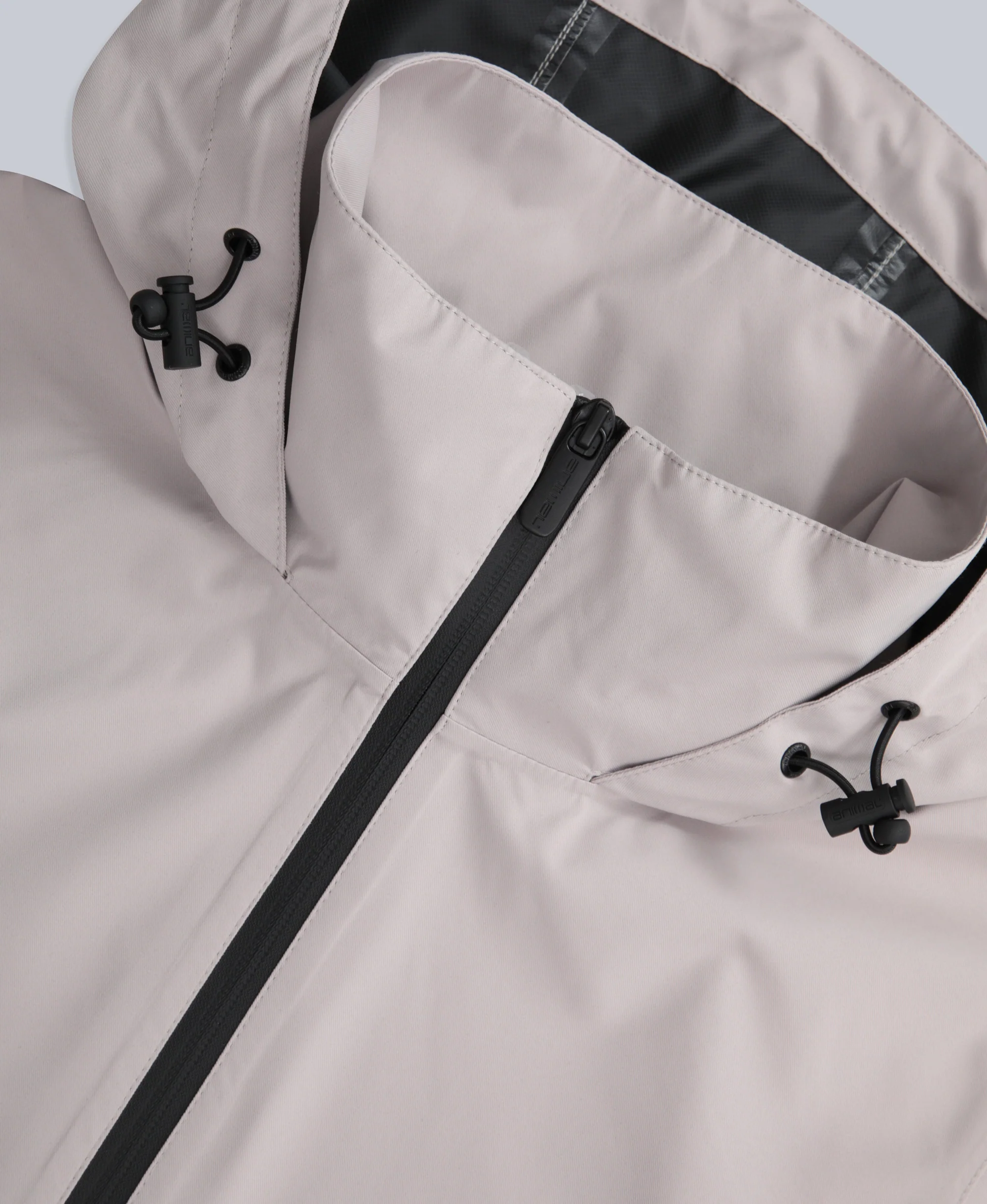 Pace Womens Waterproof Packable Jacket - Light Beige - Image 8