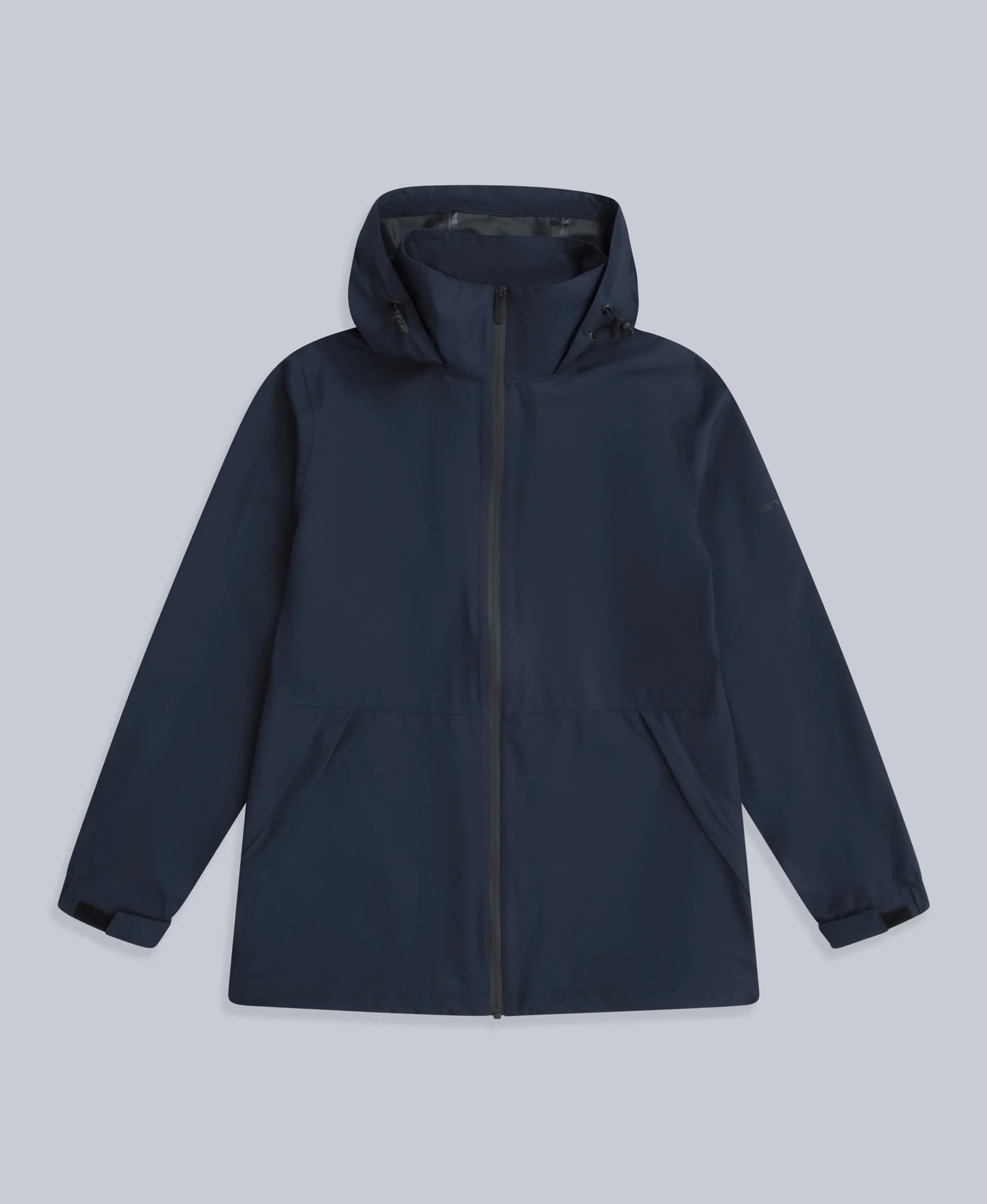 Pace Womens Waterproof Packable Jacket - Navy - Image 6