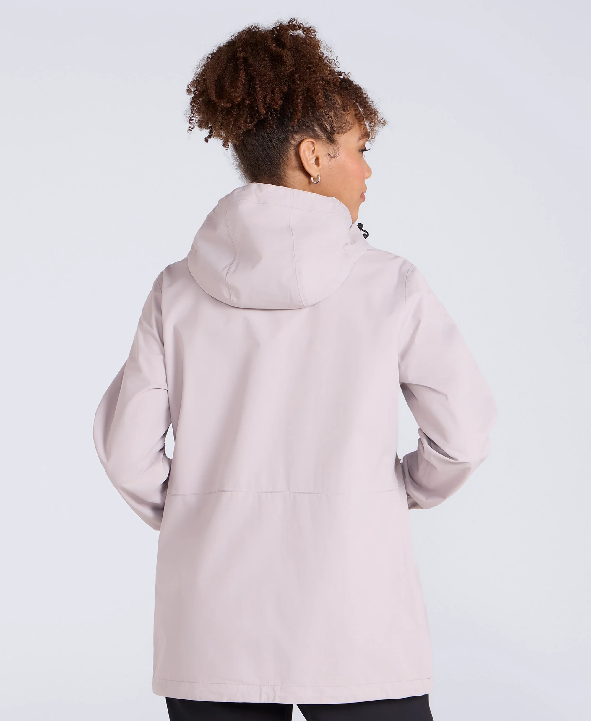 Pace Womens Waterproof Packable Jacket - Beige - Image 3