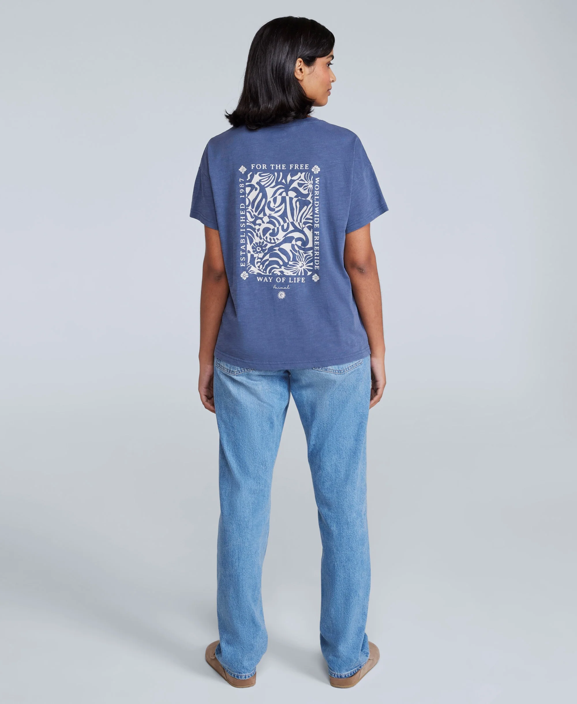 Phoenix Womens T-Shirt - Dark Blue - Image 4