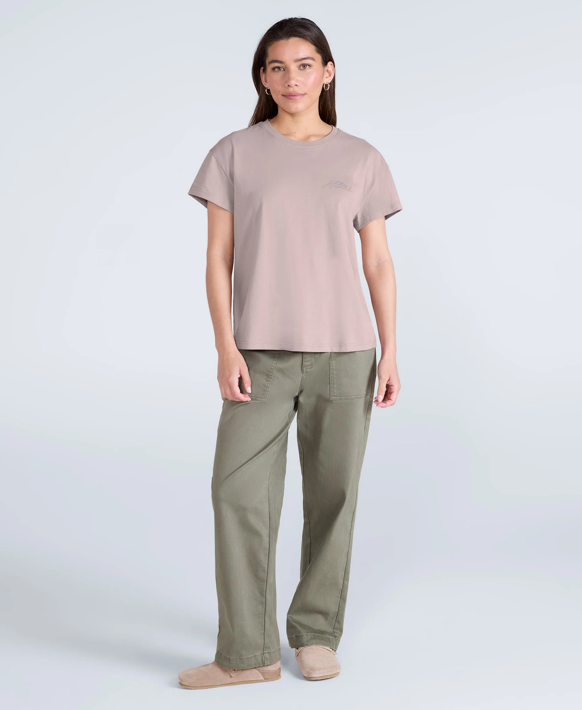 Phoenix Womens T-Shirt - Taupe - Image 2