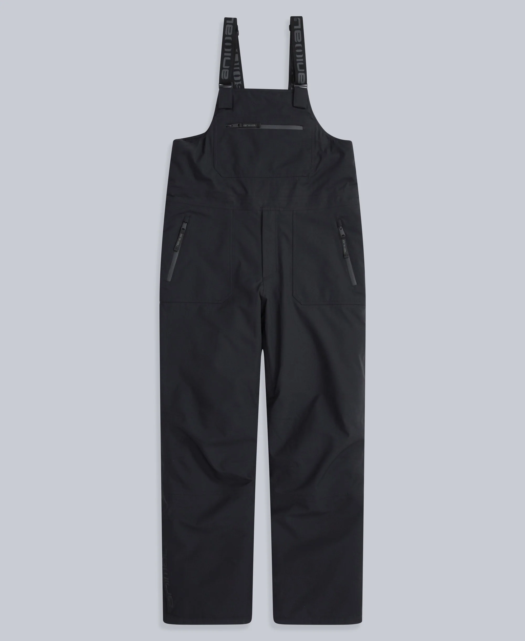 Powder Mens Bib Front Ski Pants - Black - Image 5