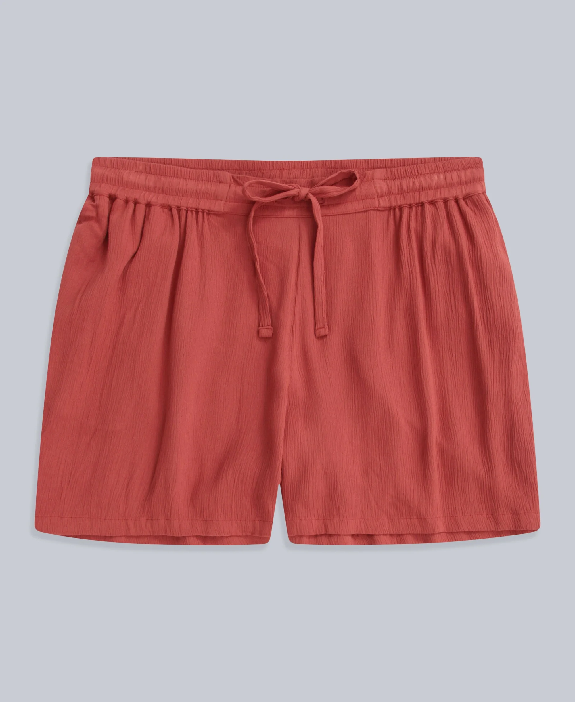 Ria Womens Beach Shorts - Rust - Image 4