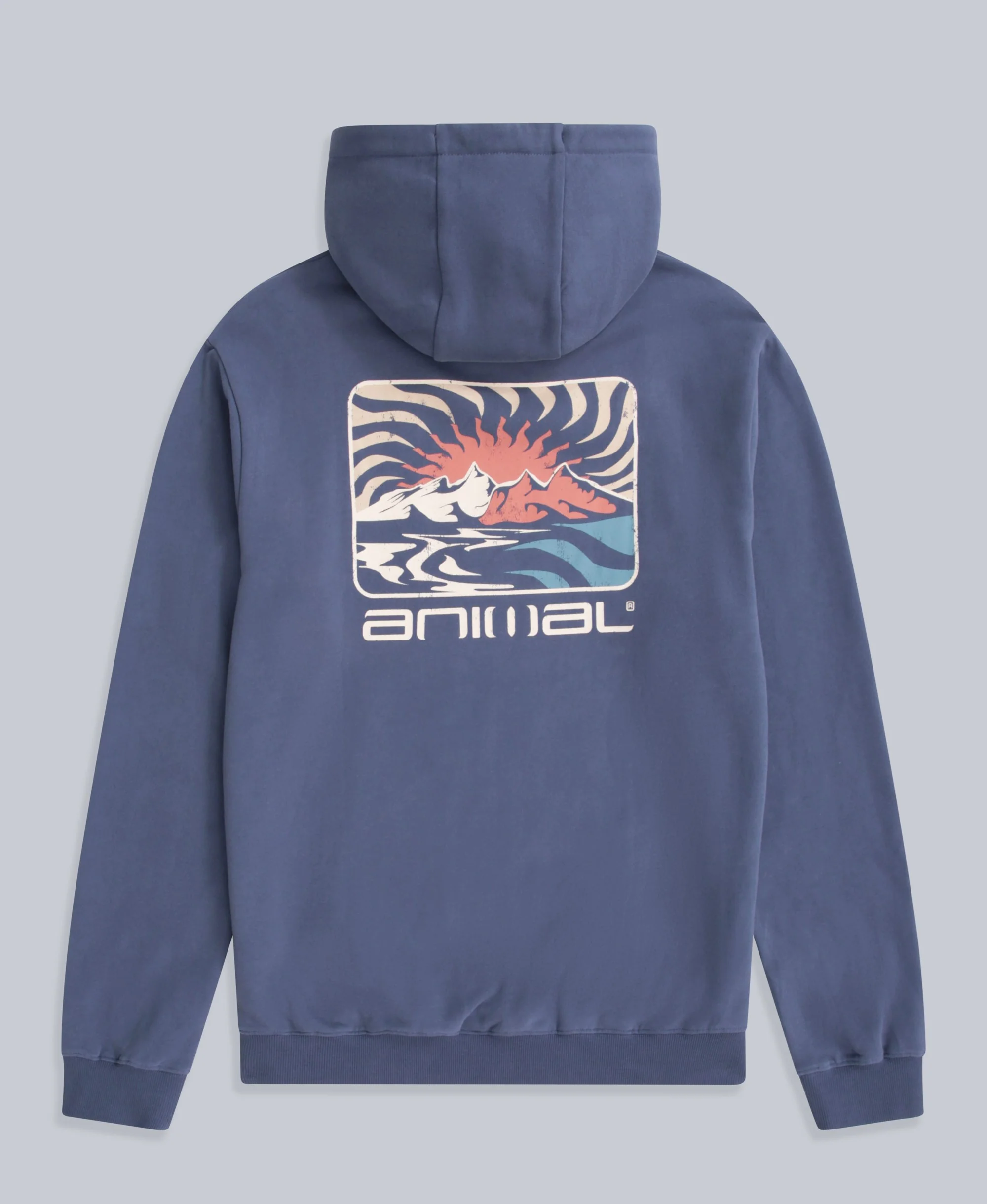 River Mens Hoodie - Corn Blue - Image 7