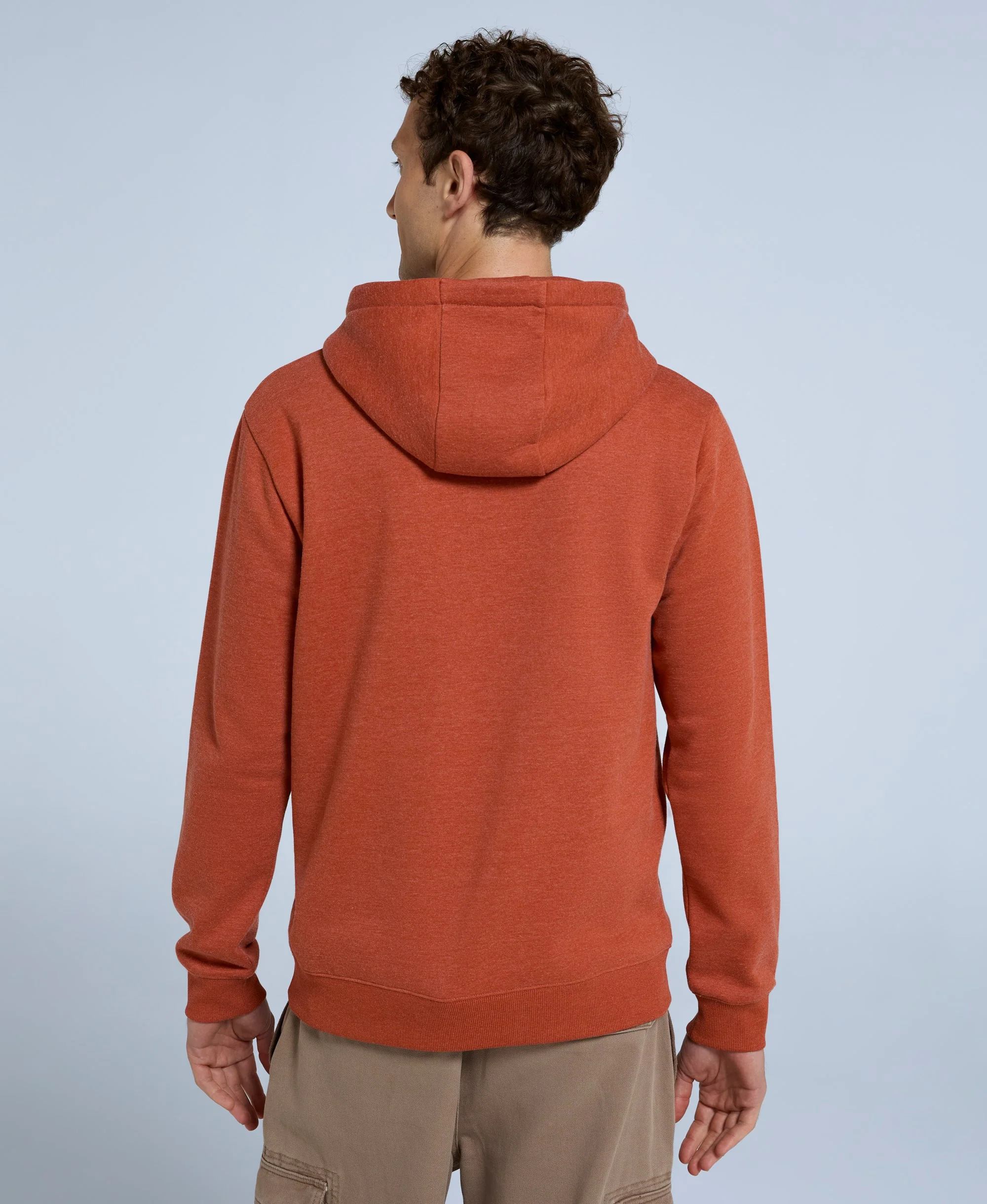 Rocky Mens Hoodie - Orange - Image 4
