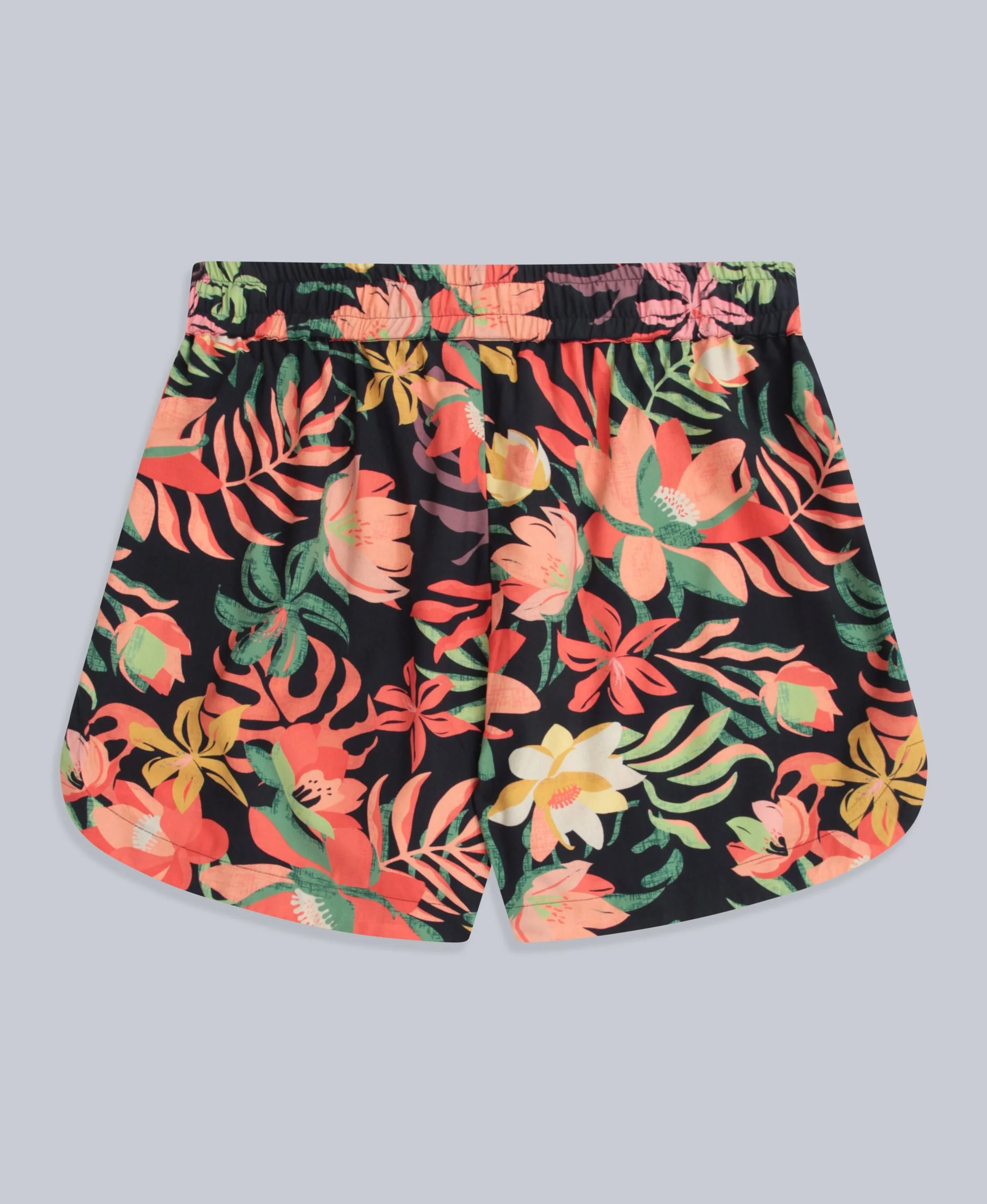 Sand-Dune Womens Printed Shorts - Black - Image 6