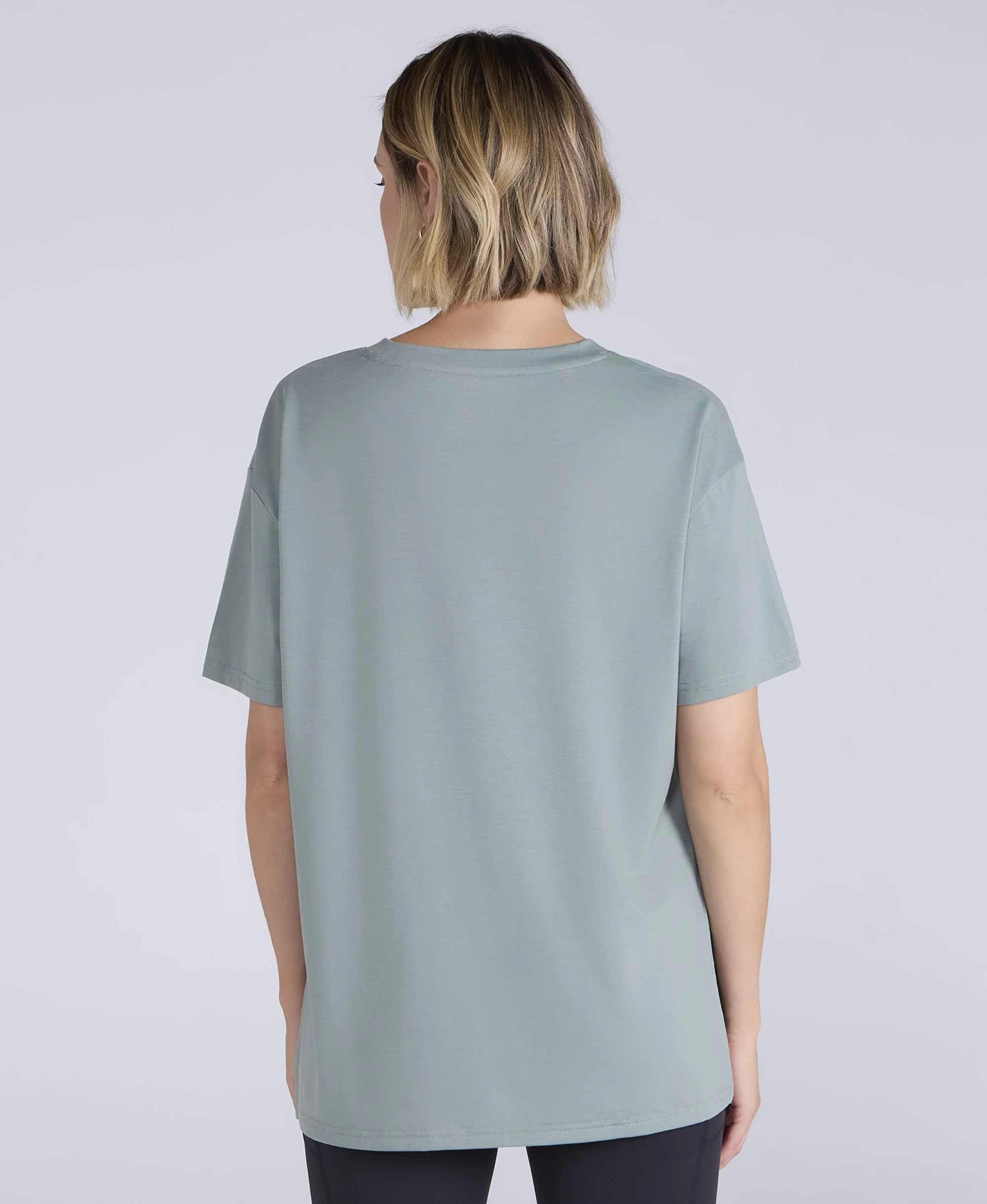 Sarah Womens Active Short Sleeve Tee - Pale Green - Image 3