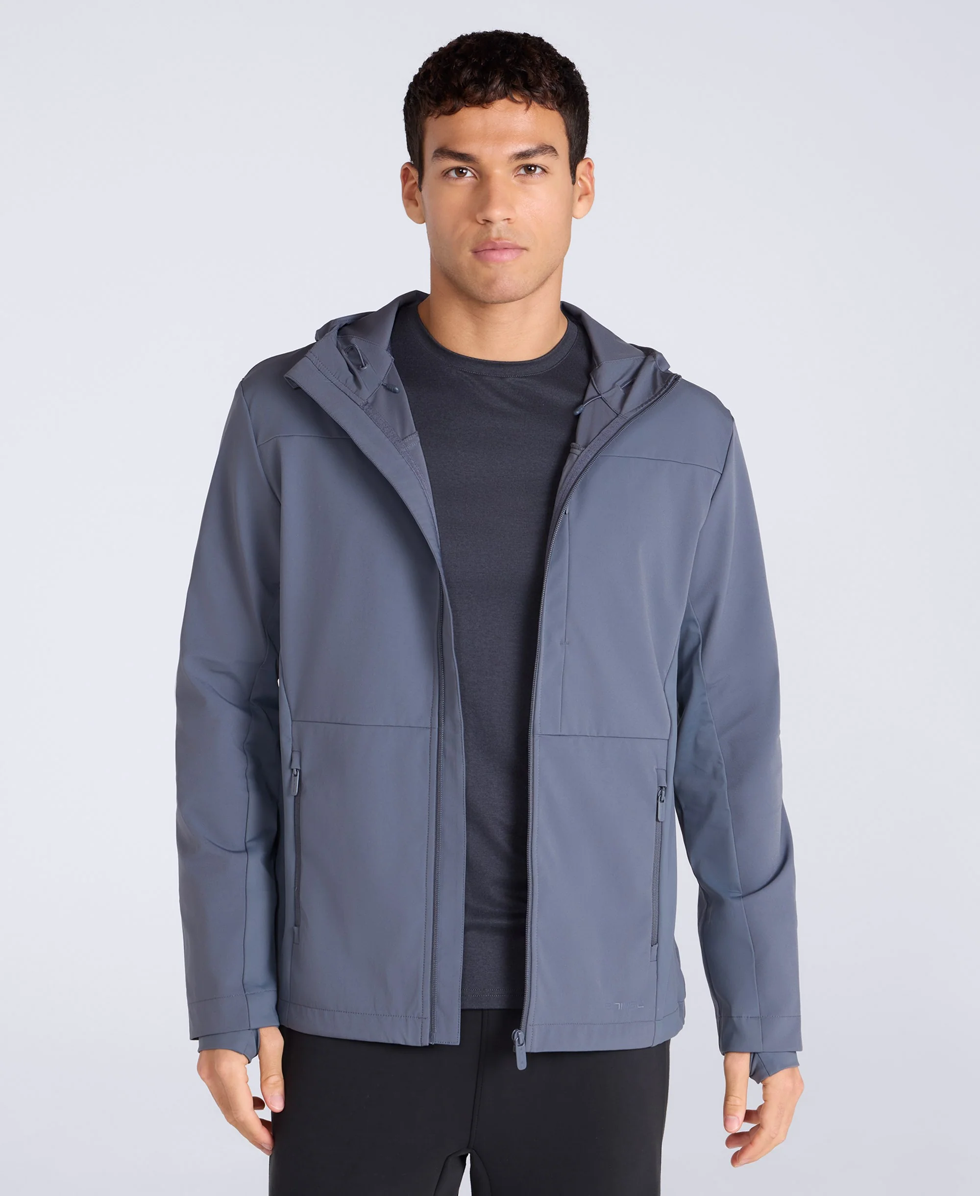 Solstice Mens Active Softshell Jacket - Charcoal
