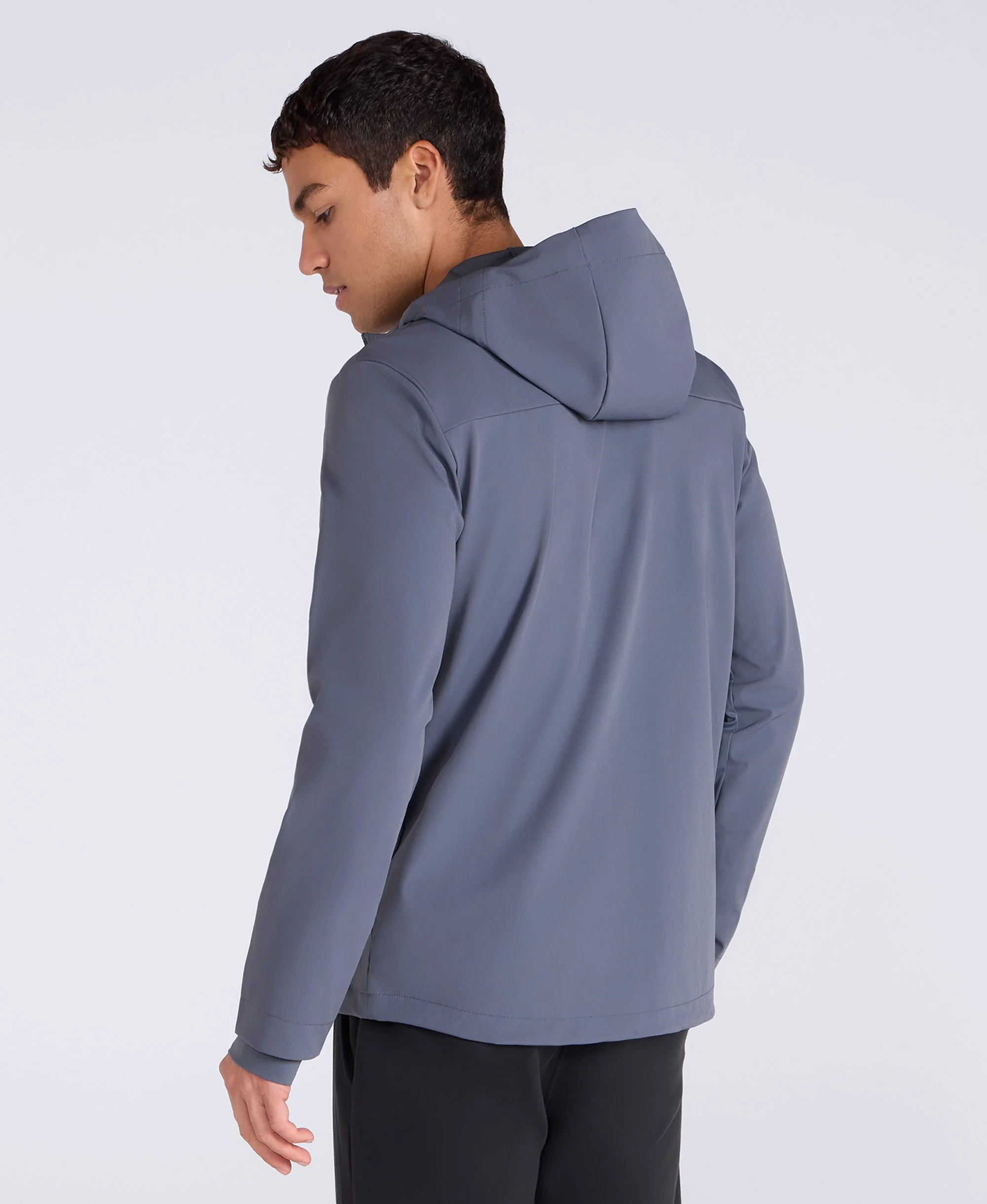 Solstice Mens Active Softshell Jacket - Charcoal - Image 3