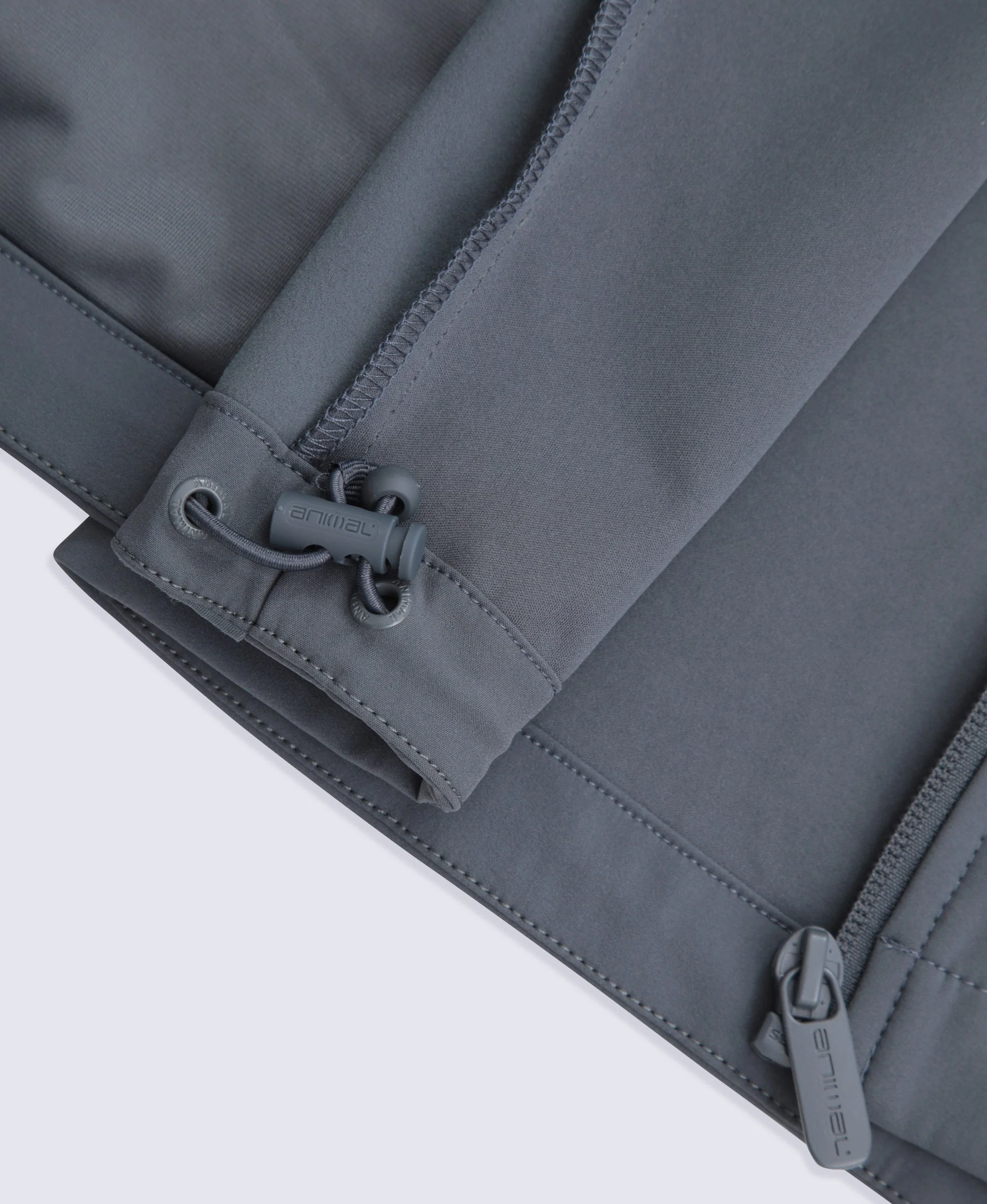 Solstice Mens Active Softshell Jacket - Charcoal - Image 8