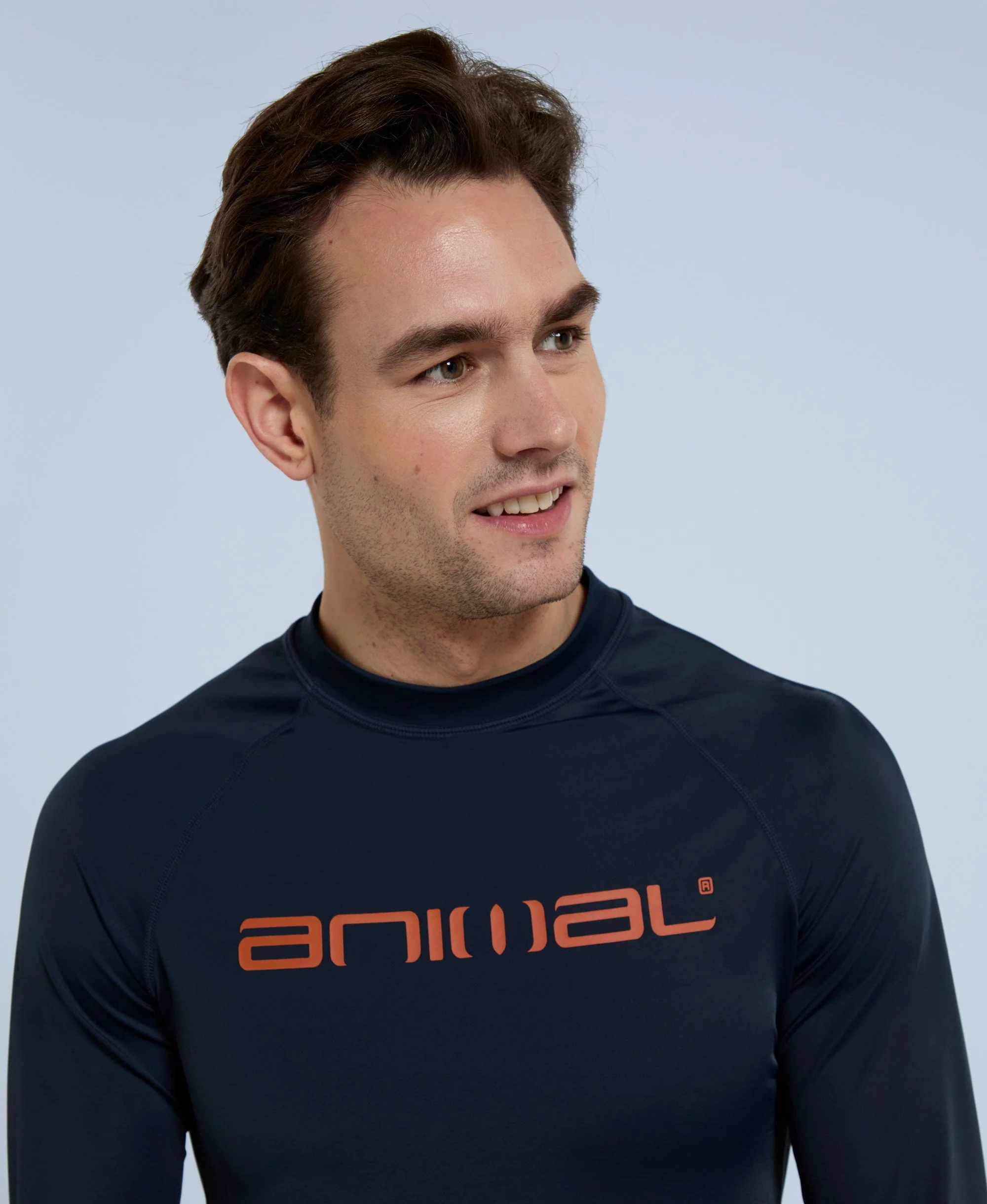 Sonny Mens Logo Rash Vest - Navy - Image 5