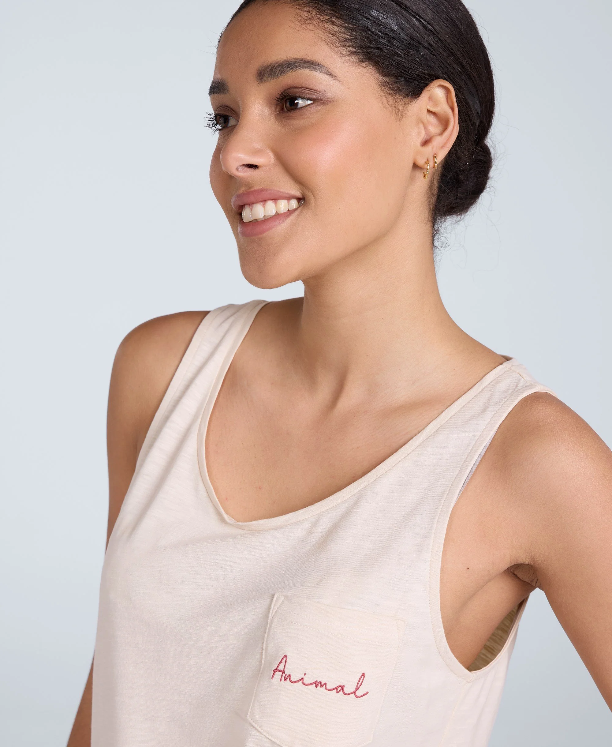 Sophie Womens Vest - Off White - Image 4