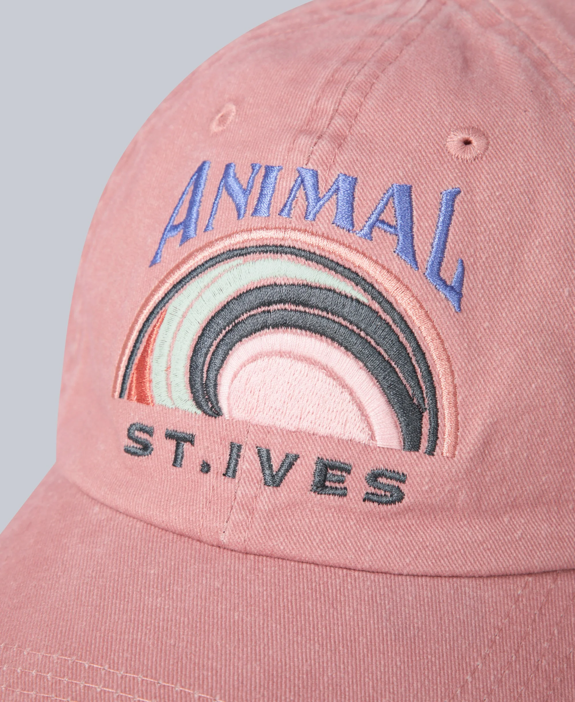 St Ives Baseball Cap - Coral - Image 5