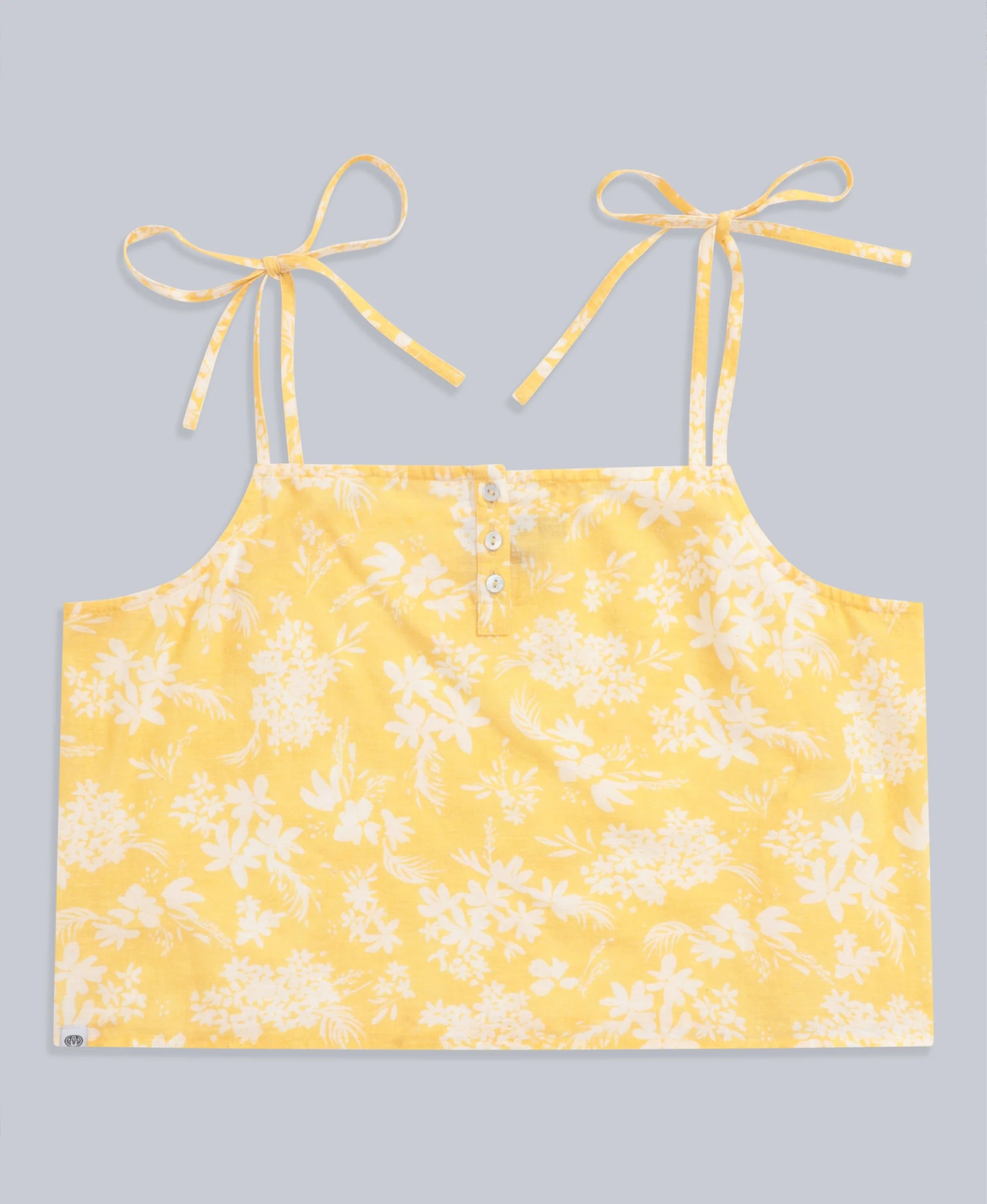 Stella Womens Cropped Cami - Yellow - Image 5