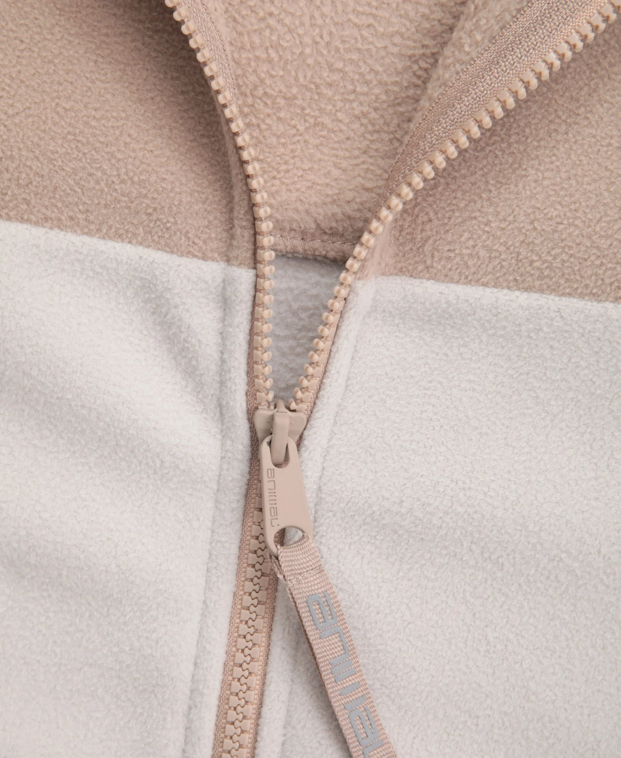 Stockholm Womens Full-Zip Fleece - Beige - Image 5